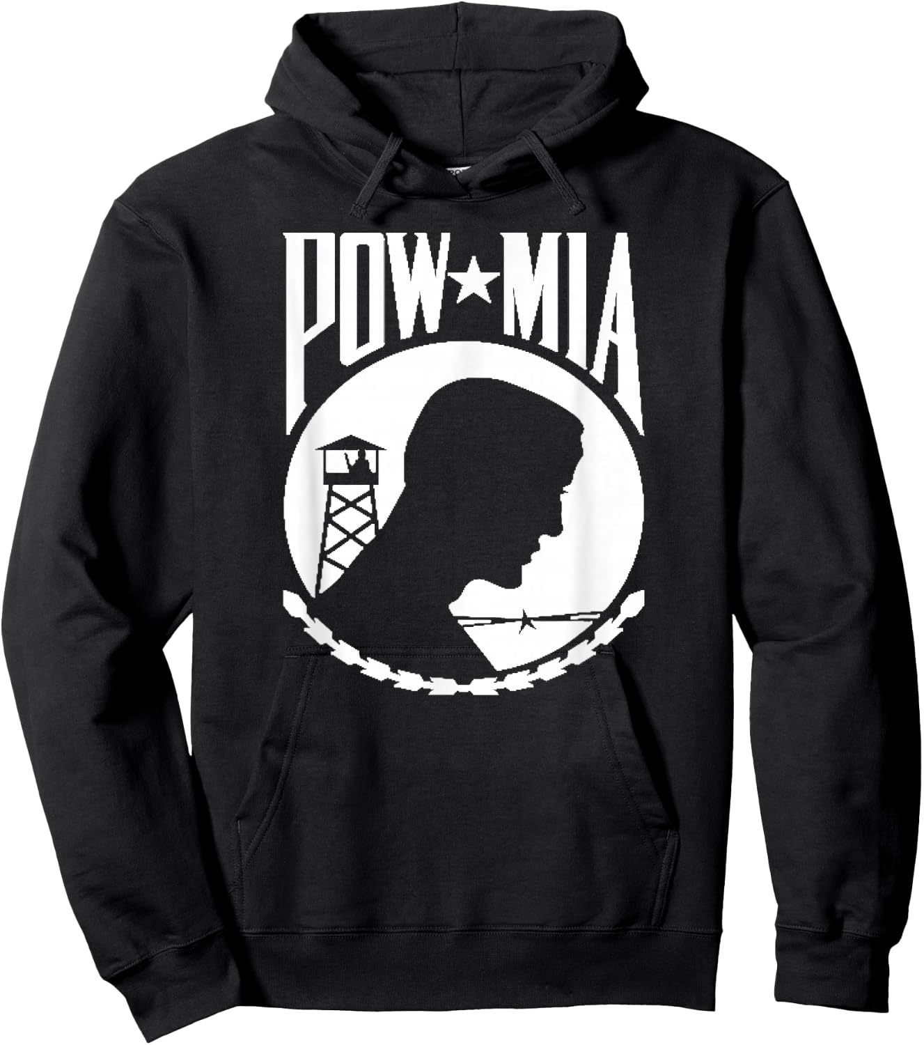 POW MIA Vietnam Vet Hoodie - Hoodie | Black