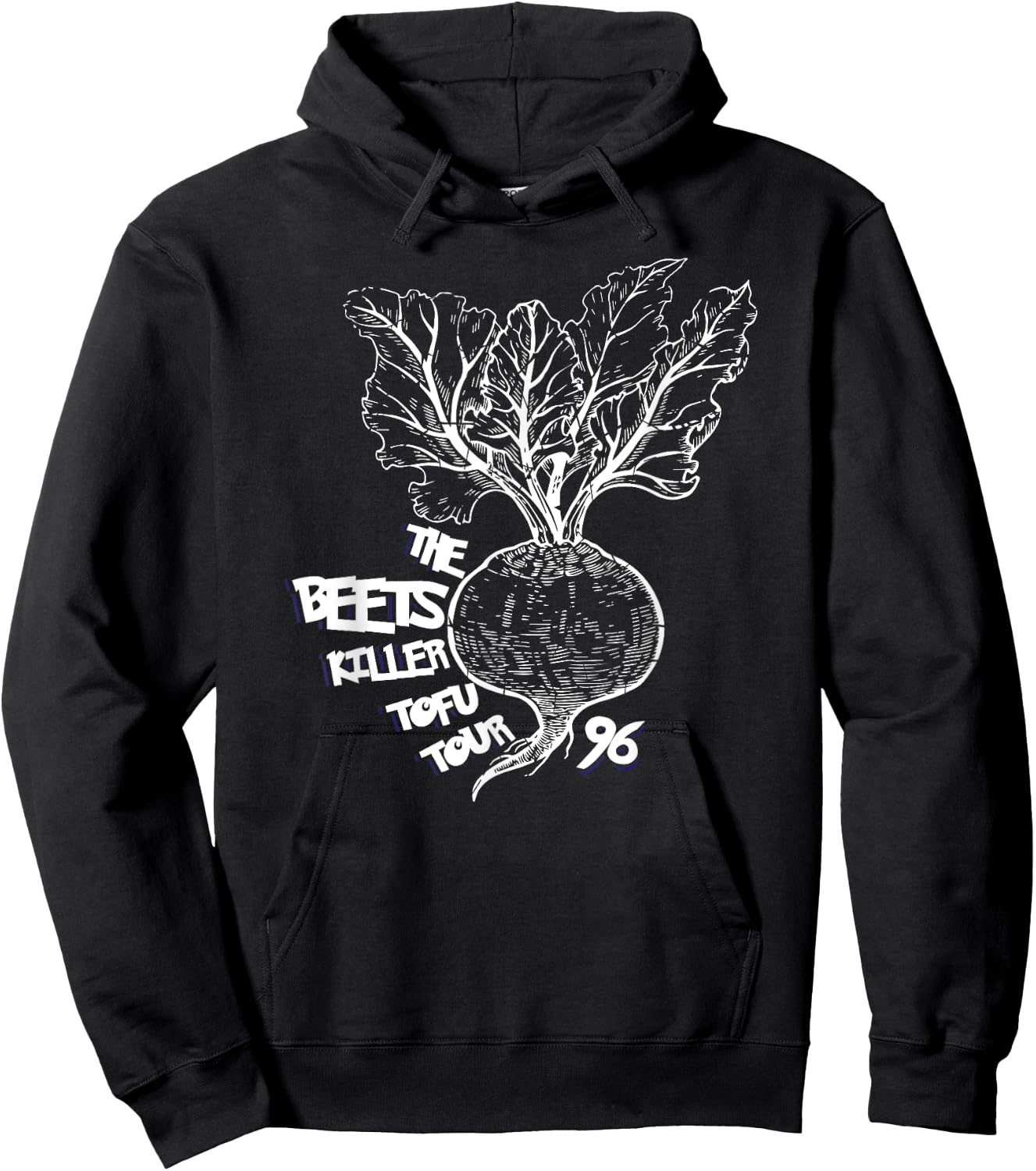 The Beets Killer Tofu Tour Vegan Hoodie - Hoodie | Black