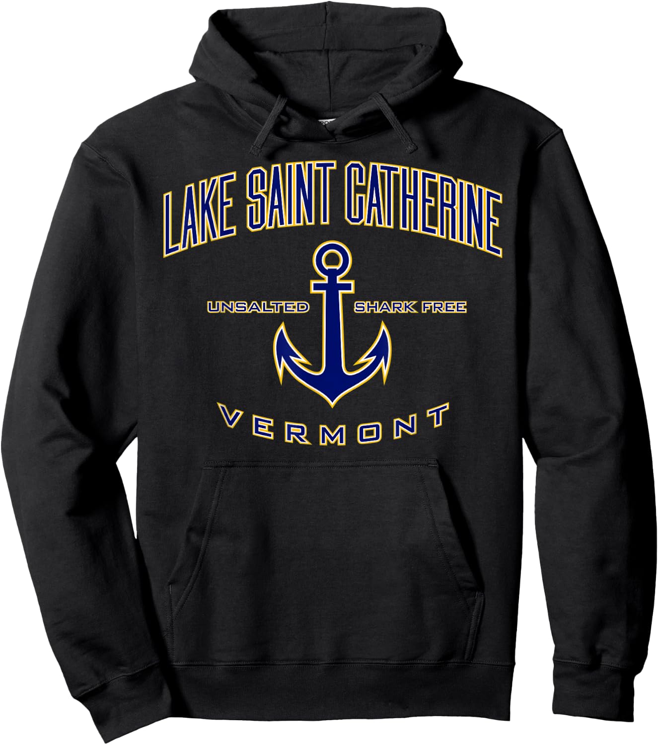 Lake St Catherine VT Hoodie - Hoodie | Black