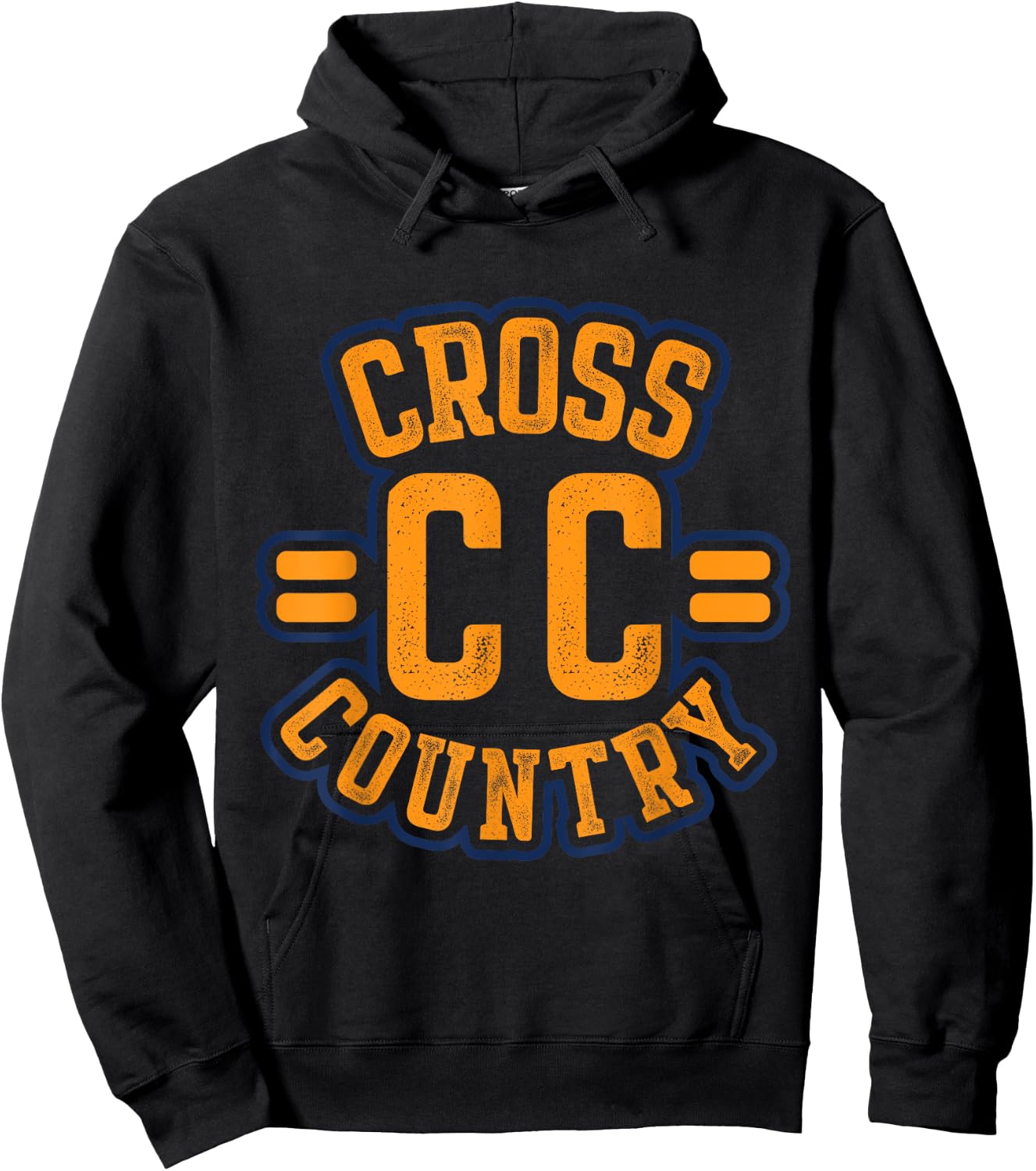 Vintage Cross Country - Cross Country Runner Hoodie - Hoodie | Black