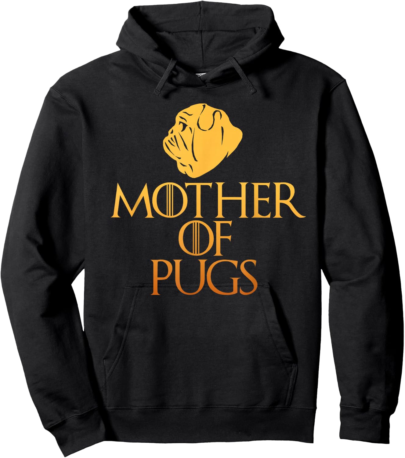 Mother Of Pugs Pug Lover Shirt Hoodie - Hoodie | Black