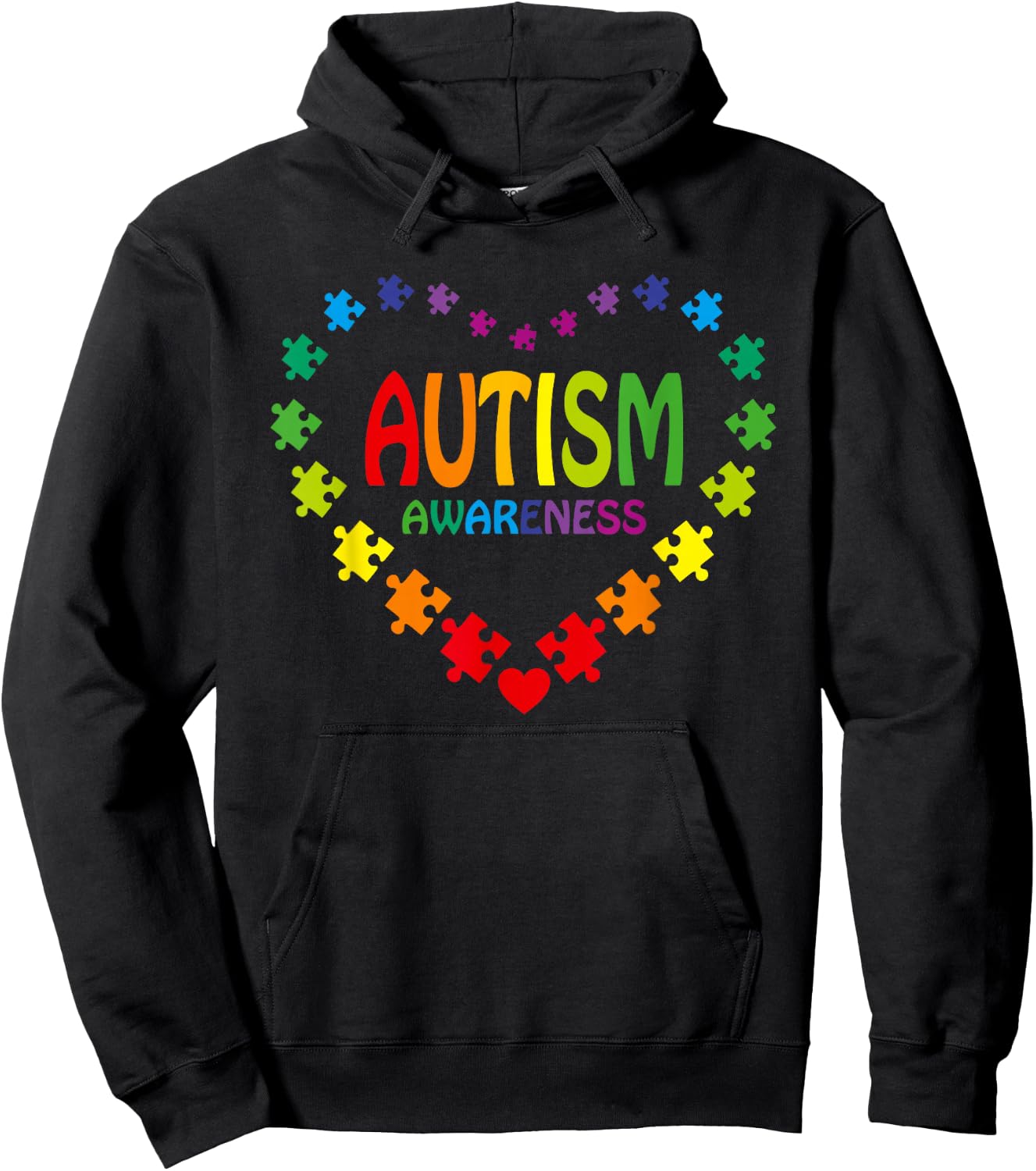 World Autism Awareness 2 April 2026 Autism Cute Autistic Hoodie - Hoodie | Black