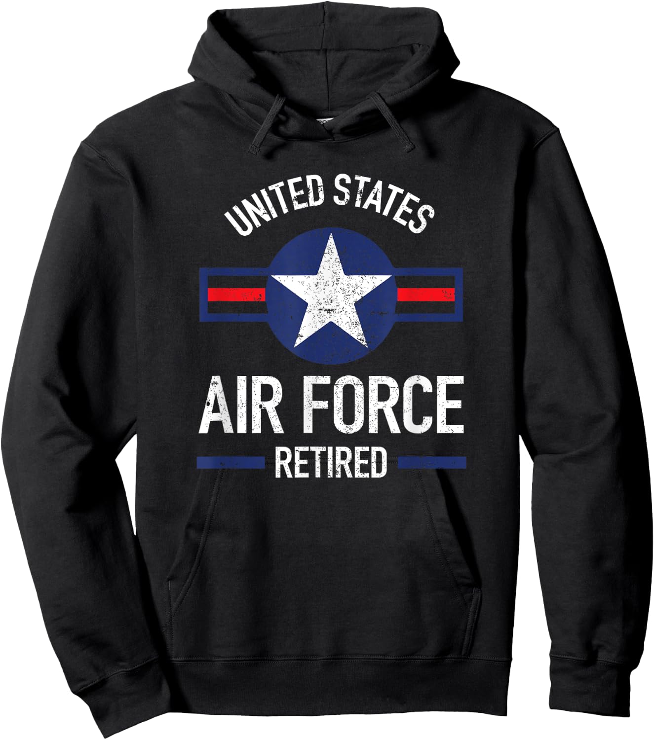 United States Air Force Retired USAF Retirement Gifts Hoodie - Hoodie | Black