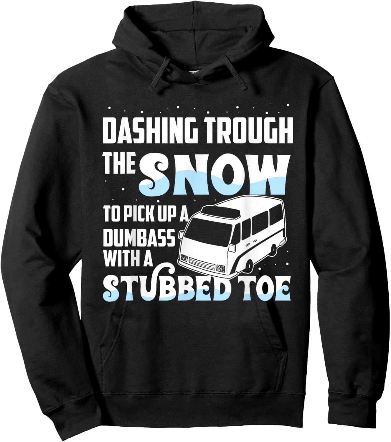 Funny EMT First Responder Paramedic Christmas Winter Hoodie - Hoodie | Black