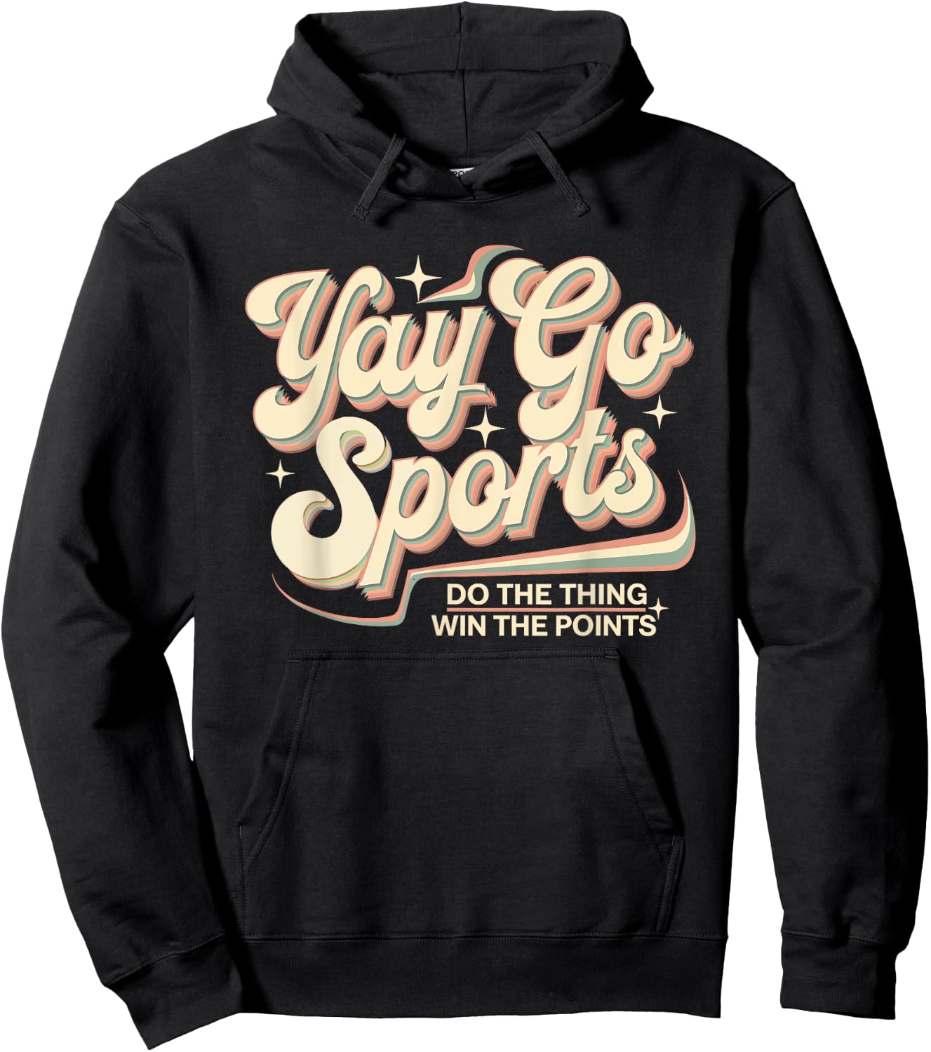 Team Designs | Yay Sports Do The Thing Win Points Hoodie - Hoodie | Black