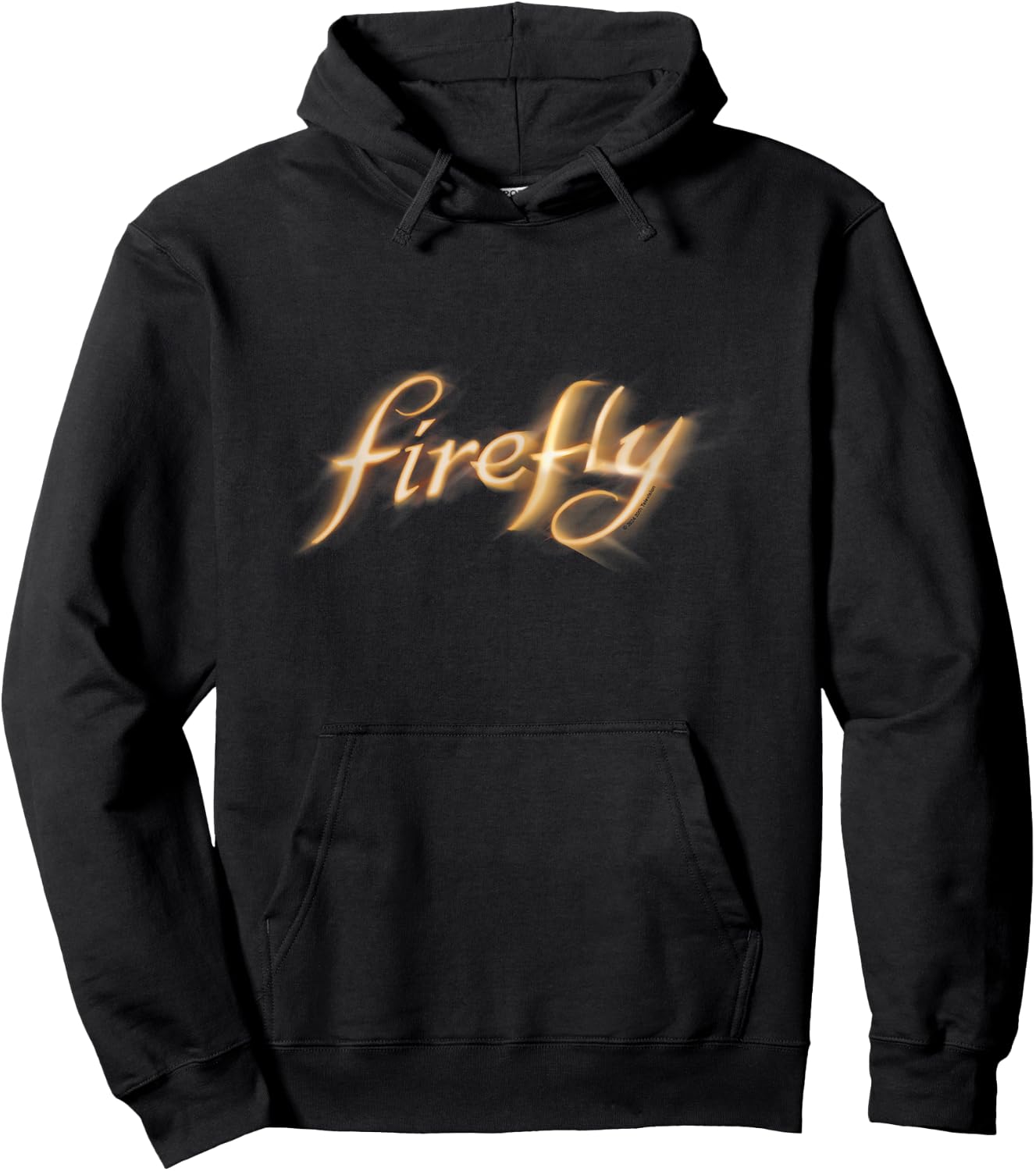 Firefly Iconic Light Trace Big Chest Text Logo Hoodie - Hoodie | Black