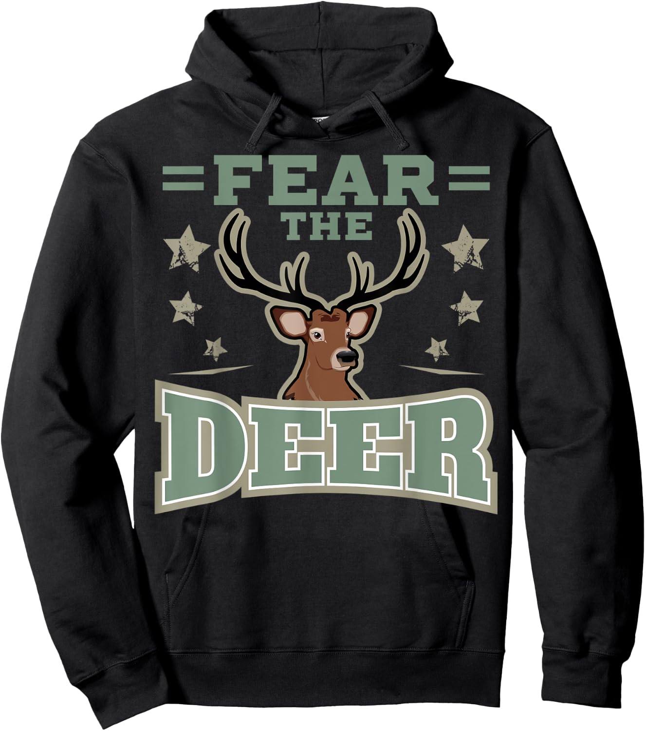 Hunting Fan Deer Fear Gift Gun & Hunting Fans Hoodie - Hoodie | Black