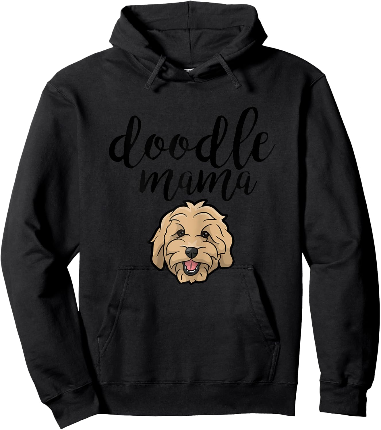 Goldendoodle Mom - Doodle Mama Cute Golden Doodle Dog Hoodie - Hoodie | Black