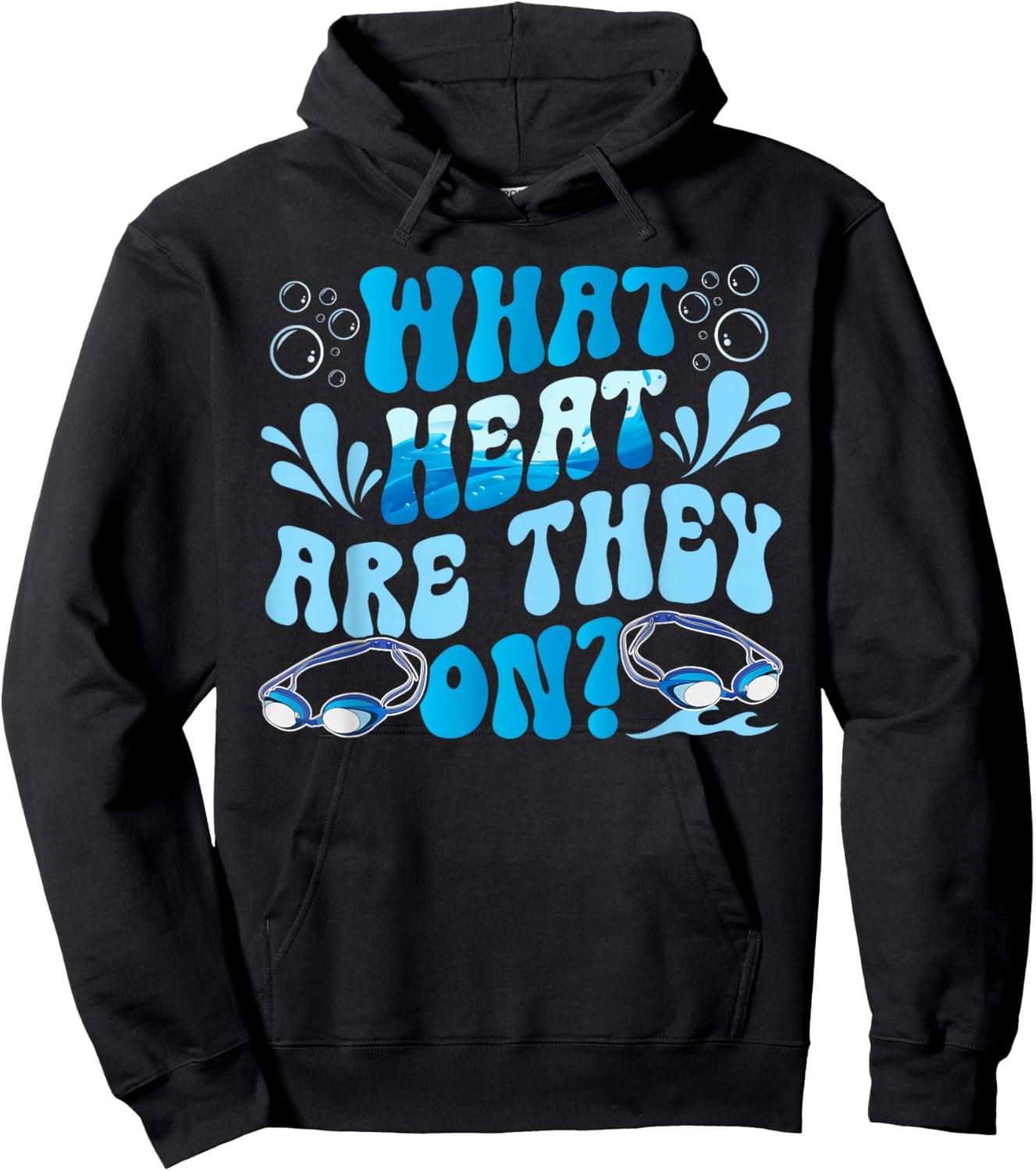 Swim Mom Groovy Swimming Mom Of A Swimmer Mom Swim Mama Hoodie - Hoodie | Black