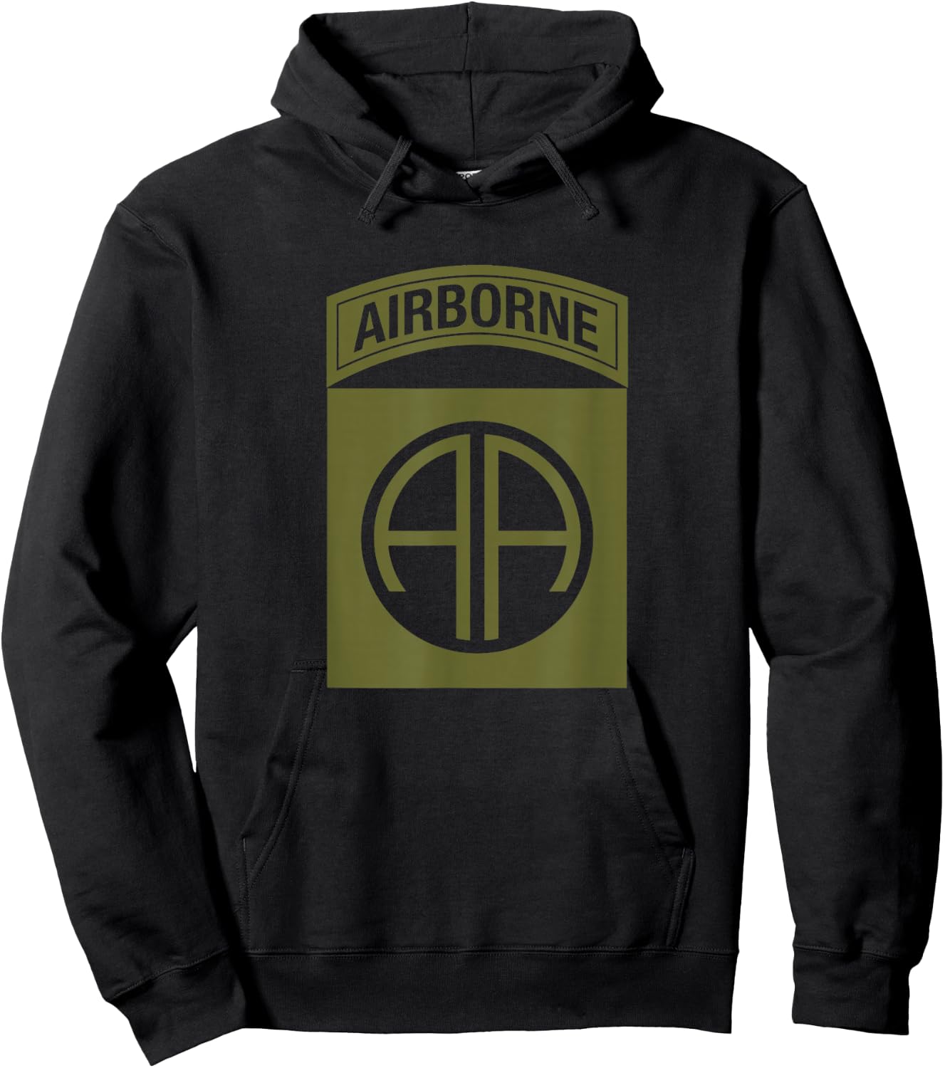 82nd Airborne Division Paratrooper Hoodie - Hoodie | Black