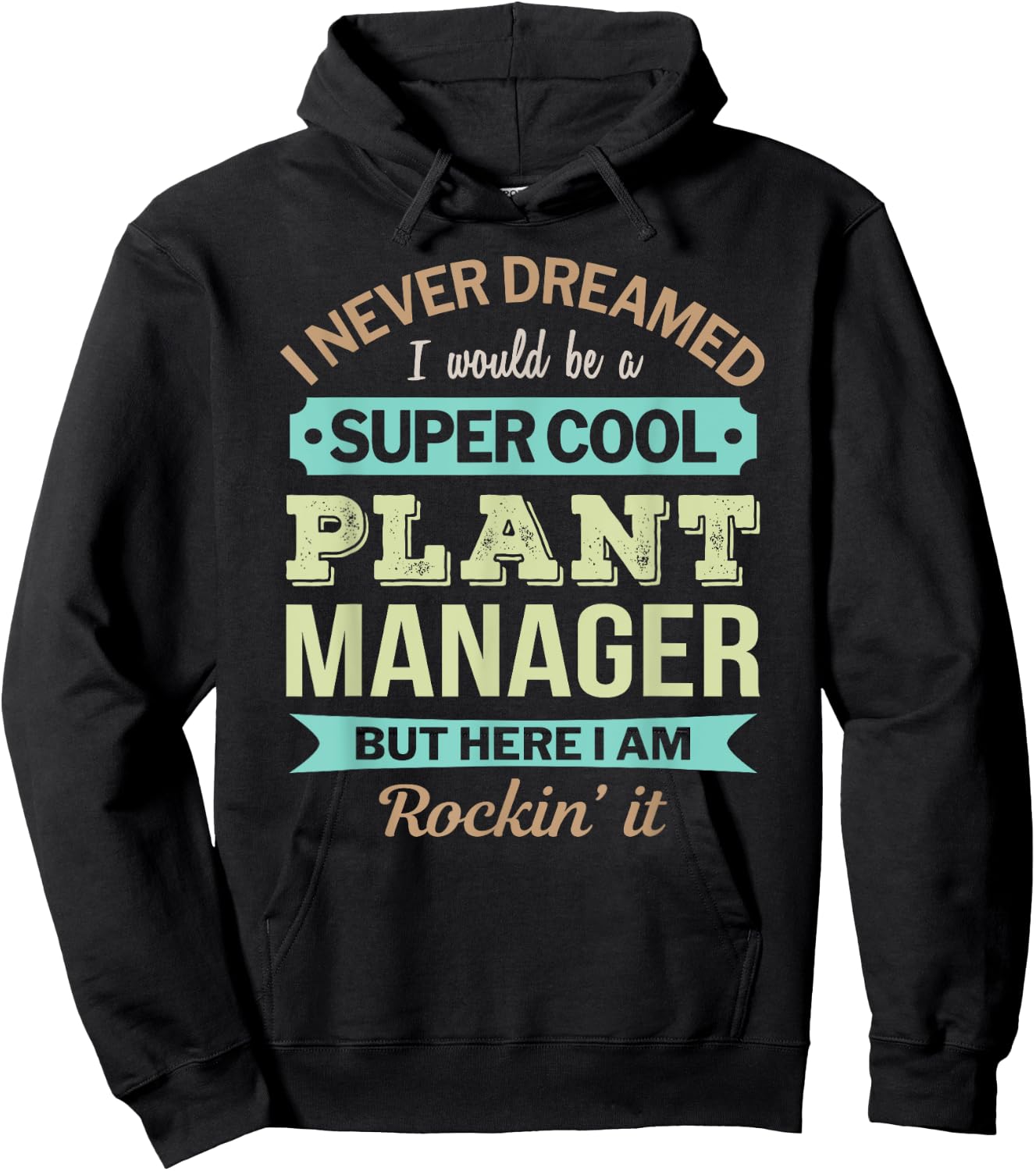 Plant Manager Gift Funny Appreciation Hoodie - Hoodie | Black