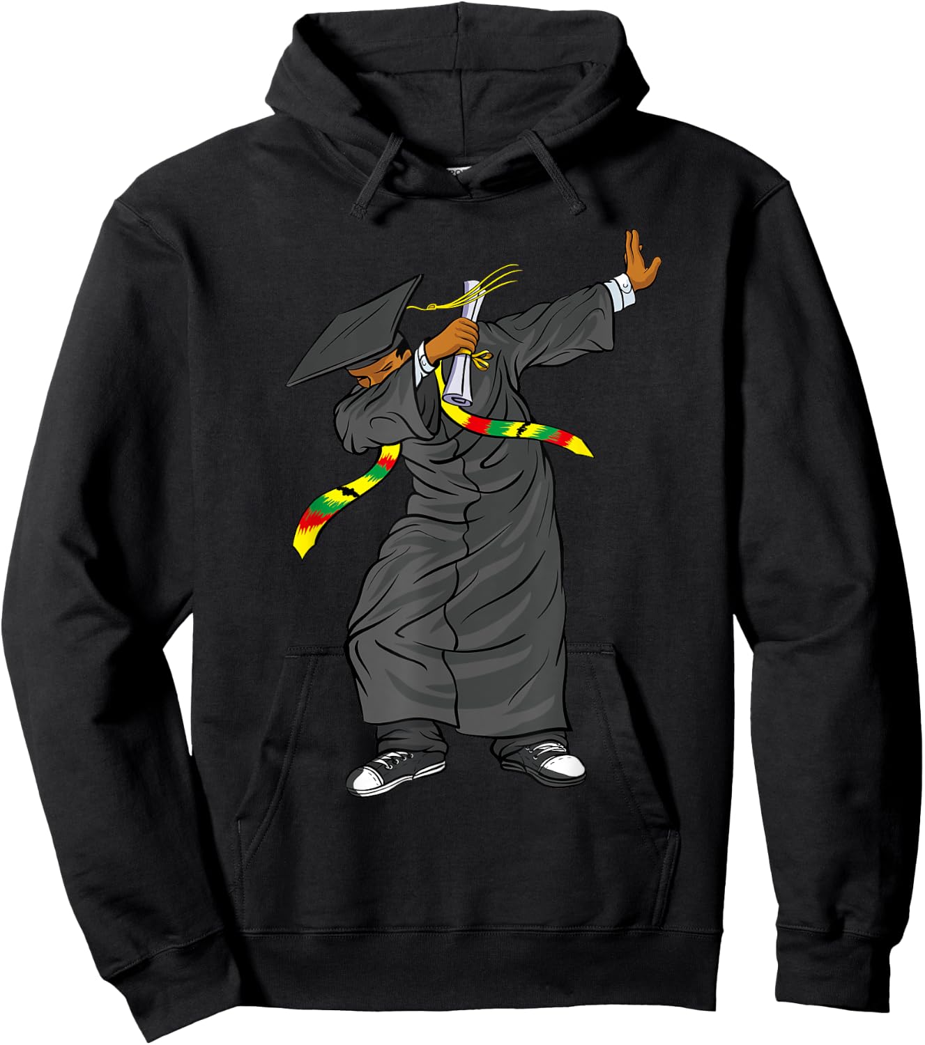 Dabbing Graduation Class Of 2025 Shirt Black History Month Hoodie - Hoodie | Black