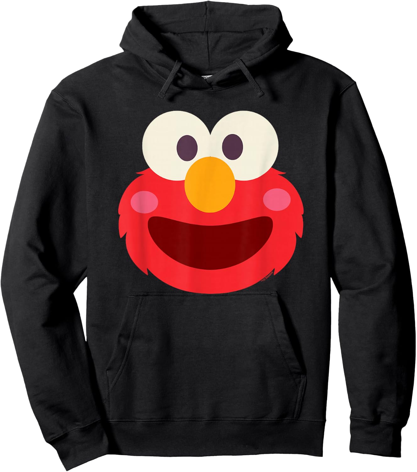 Sesame Street Elmo Kawaii Face Halloween Costume Hoodie - Hoodie | Black