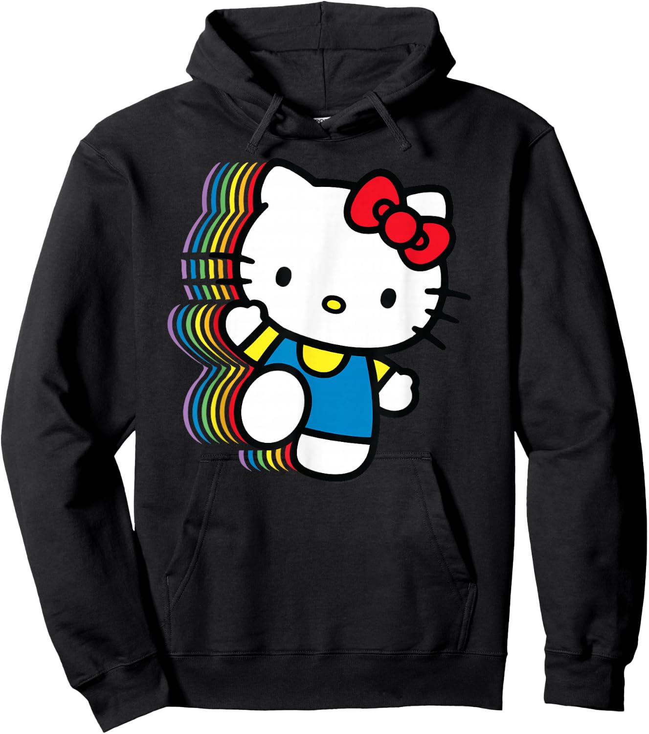 Hello Kitty Rainbow Hoodie - Hoodie | Black