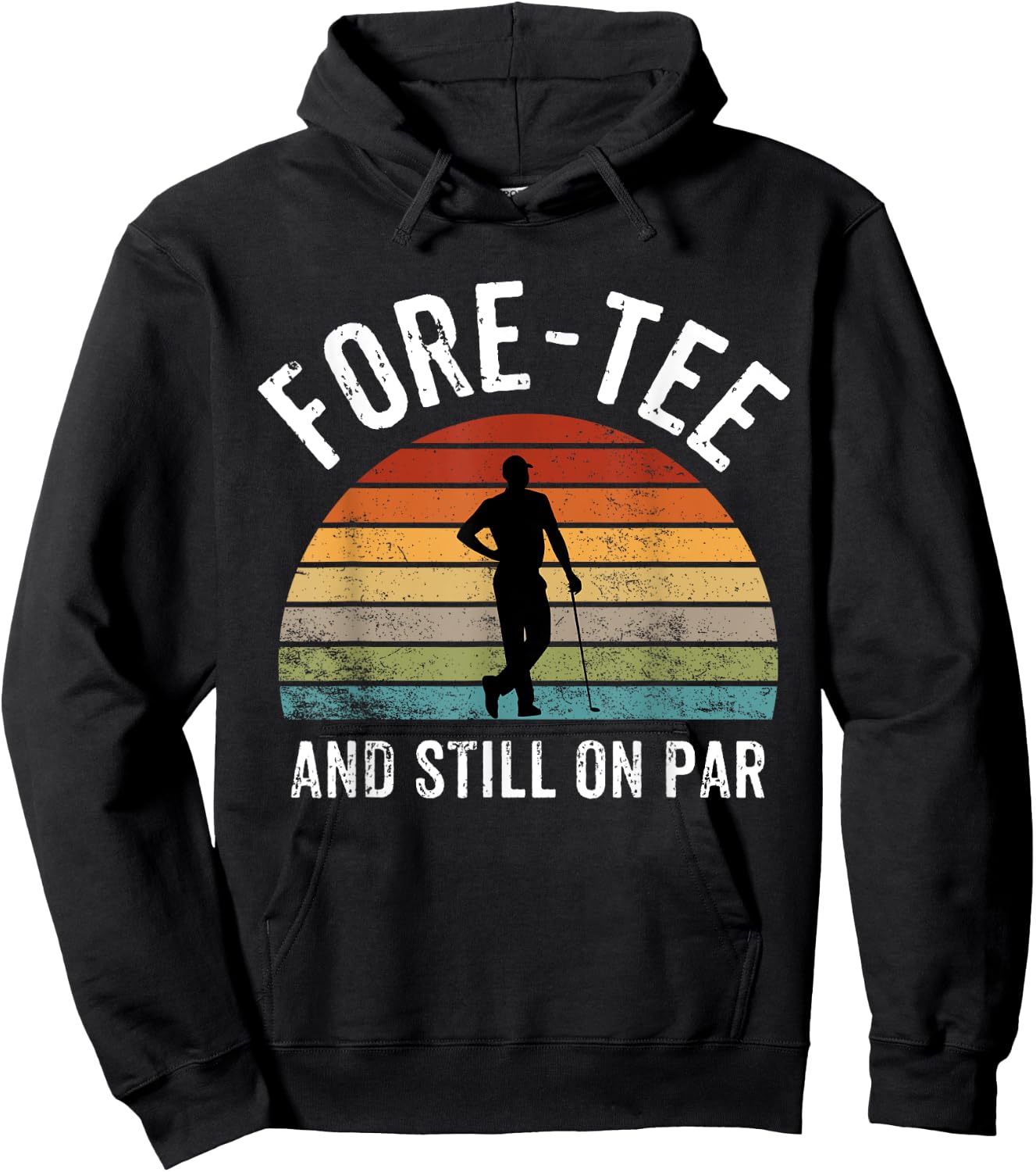For- and Still on Par Forty 40th Birthday Hoodie - Hoodie | Black