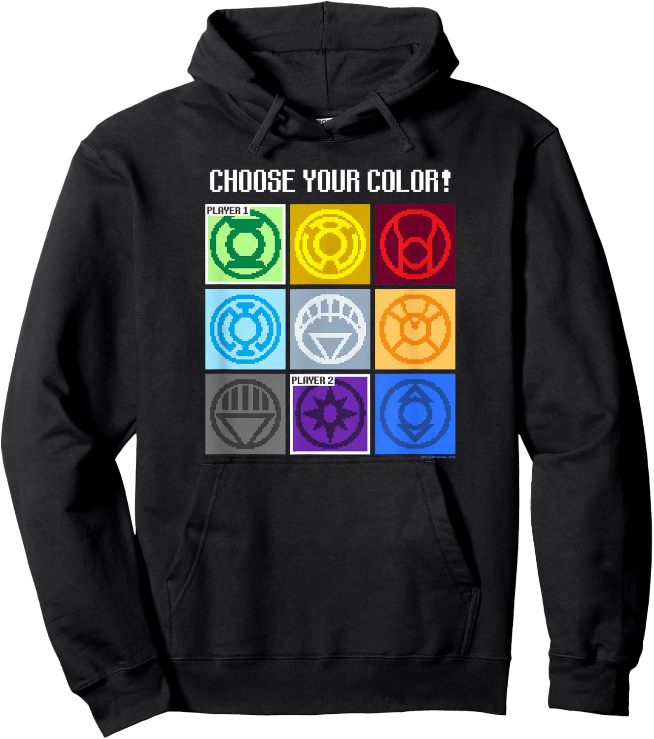 Green Lantern Choose Your Color Hoodie - Hoodie | Black