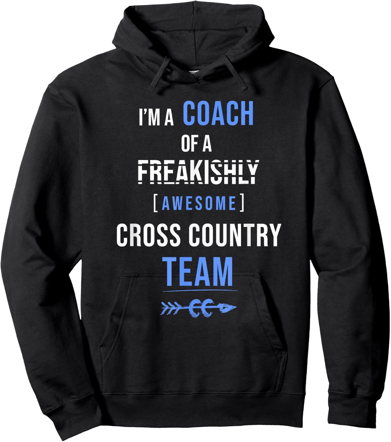 I'm A XC Coach Shirt | Cross Country Coach Gift CC Team Gift Hoodie - Hoodie | Black