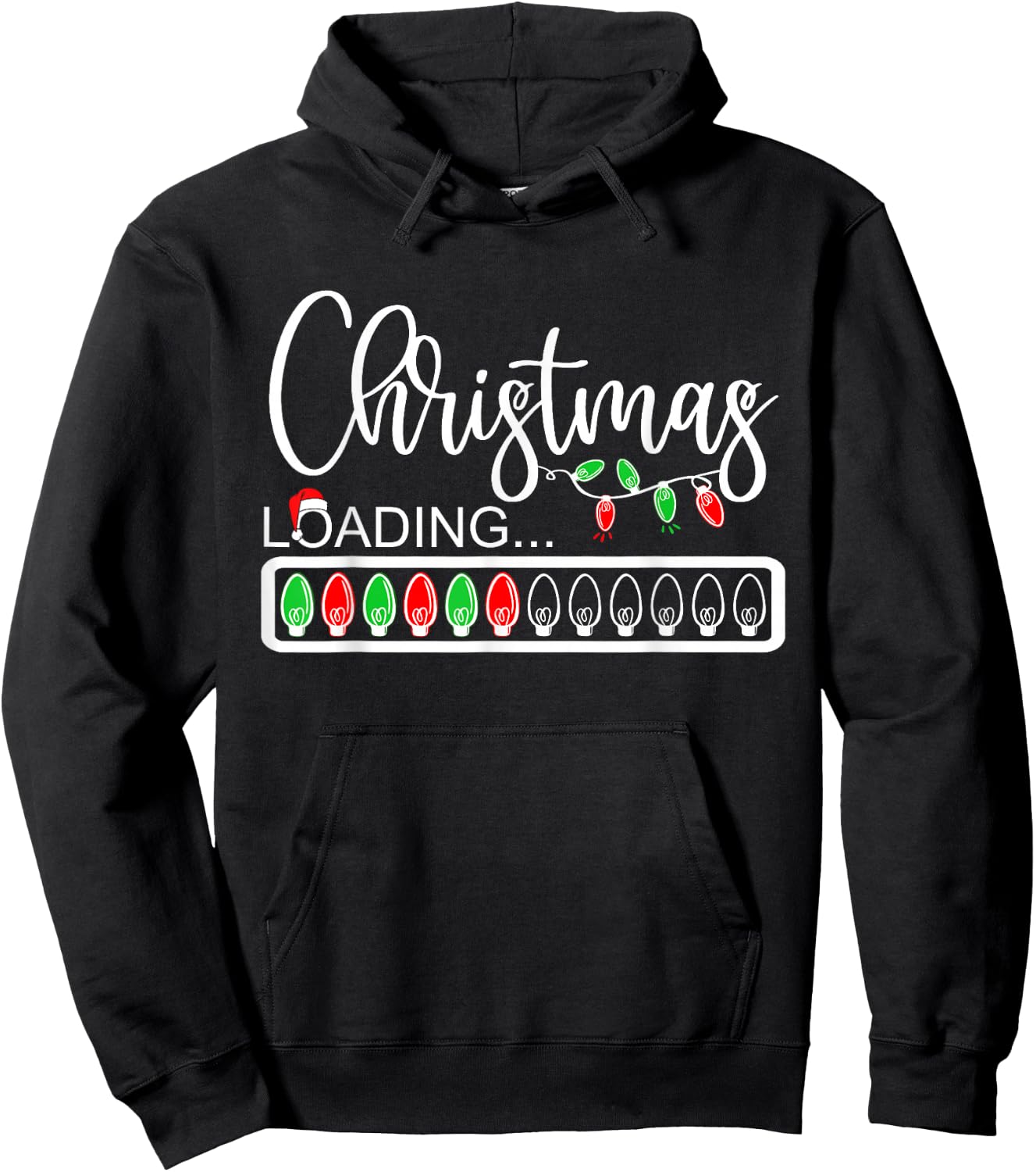 Christmas Break Loading Funny Xmas Holiday Teachers Women Hoodie - Hoodie | Black