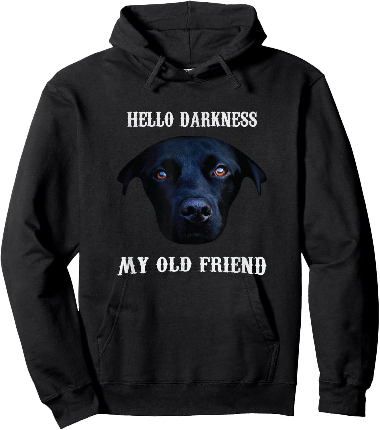 Hello Darkness My Old Friend Hoodie - Hoodie | Black