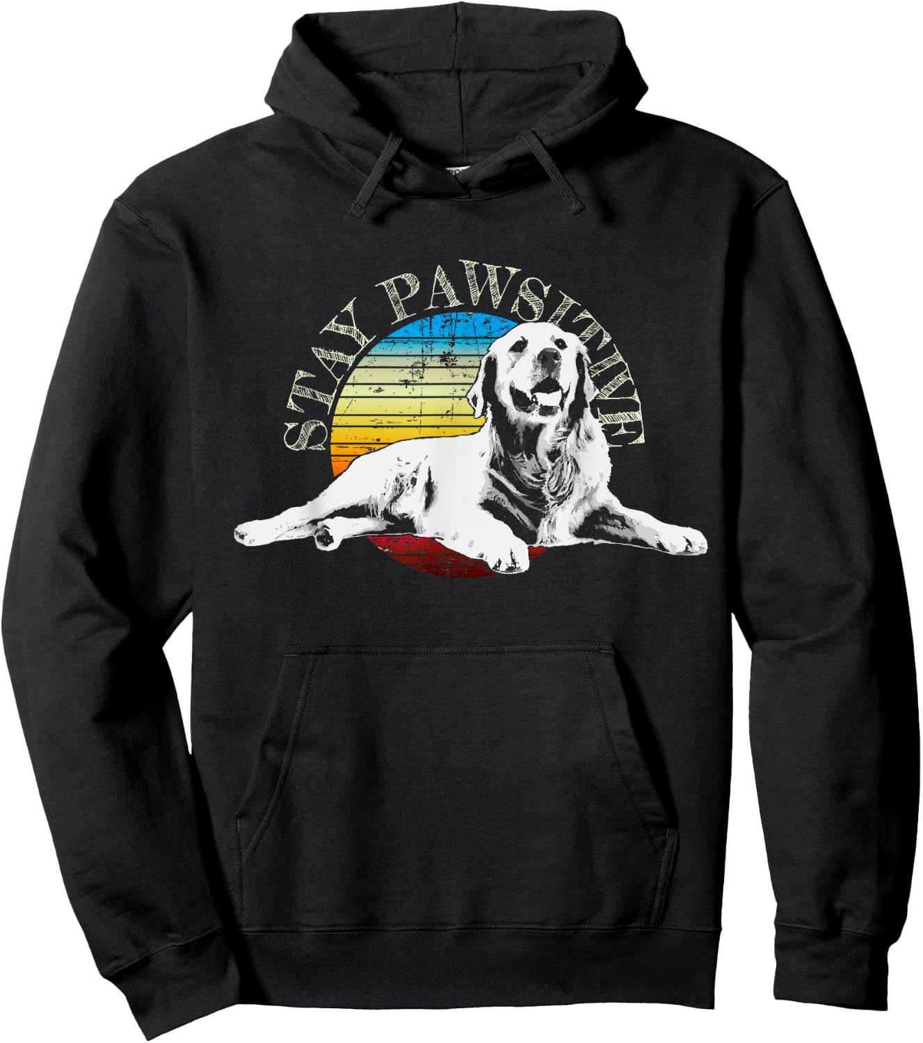 Golden Retriever Dog Women Kids Hoodie - Hoodie | Black