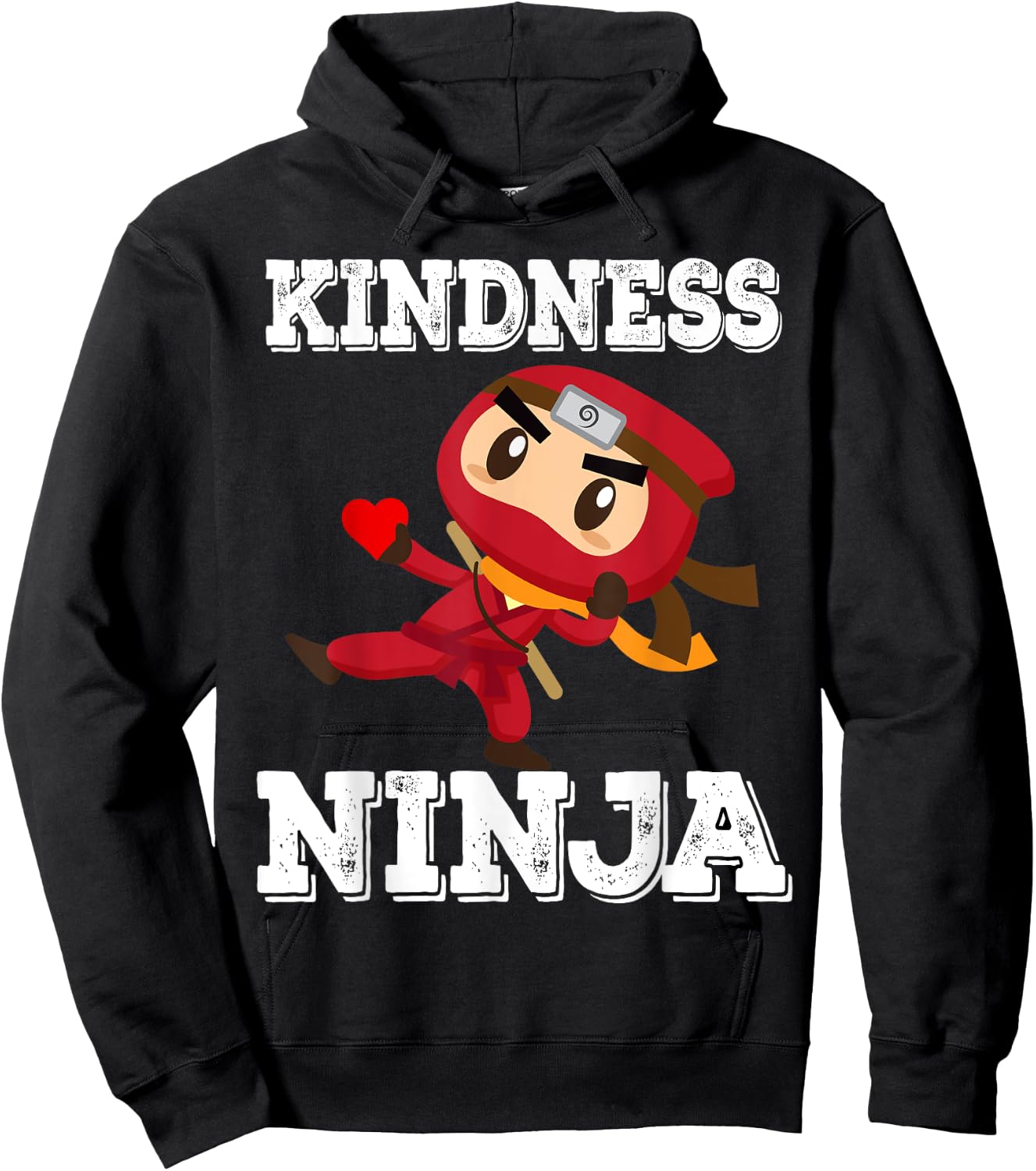 Anti Bullying Kindness Ninja School Teacher Student Hoodie - Hoodie | Black