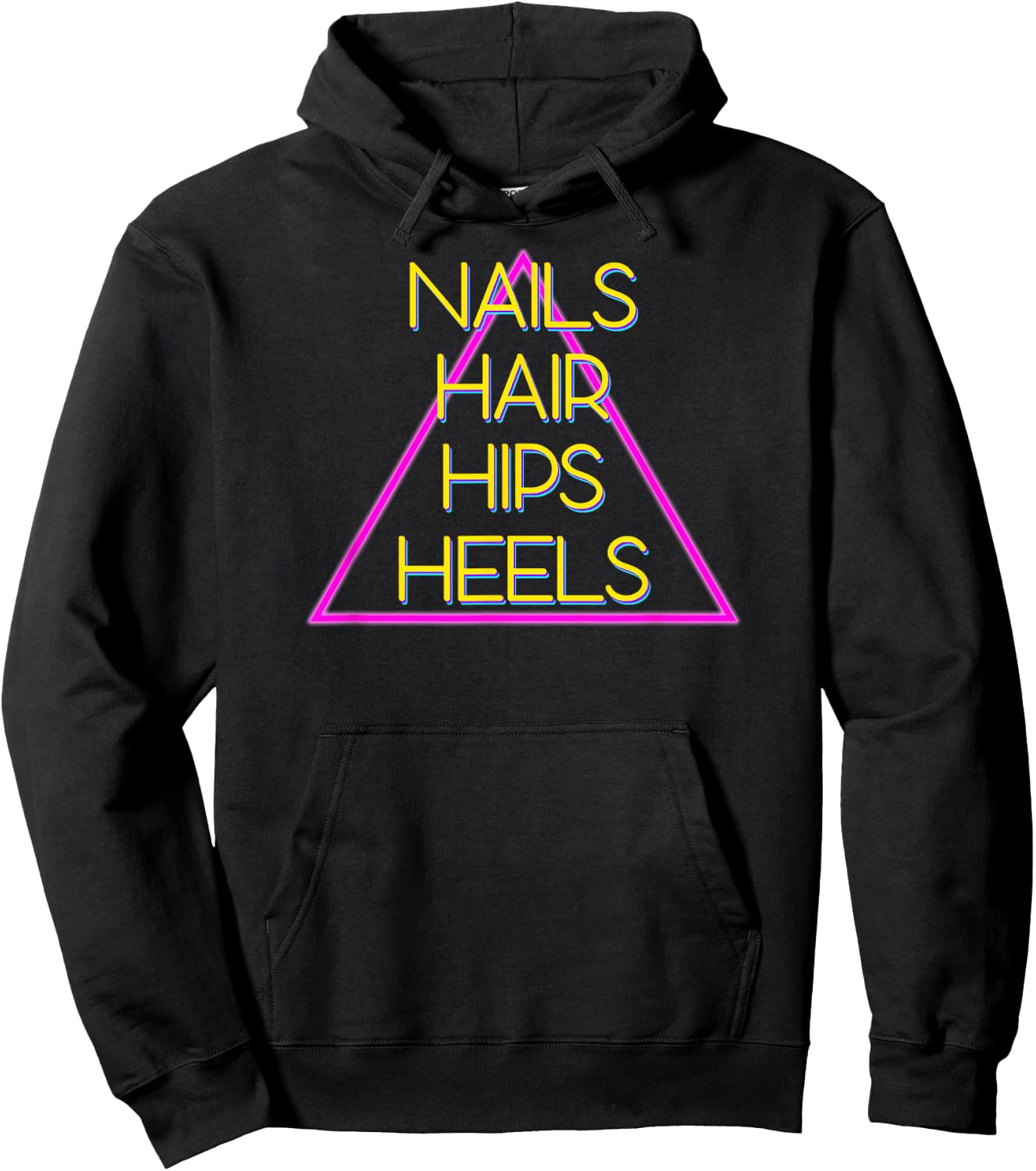 Nails Hair Hips Heels Diva Hoodie - Hoodie | Black