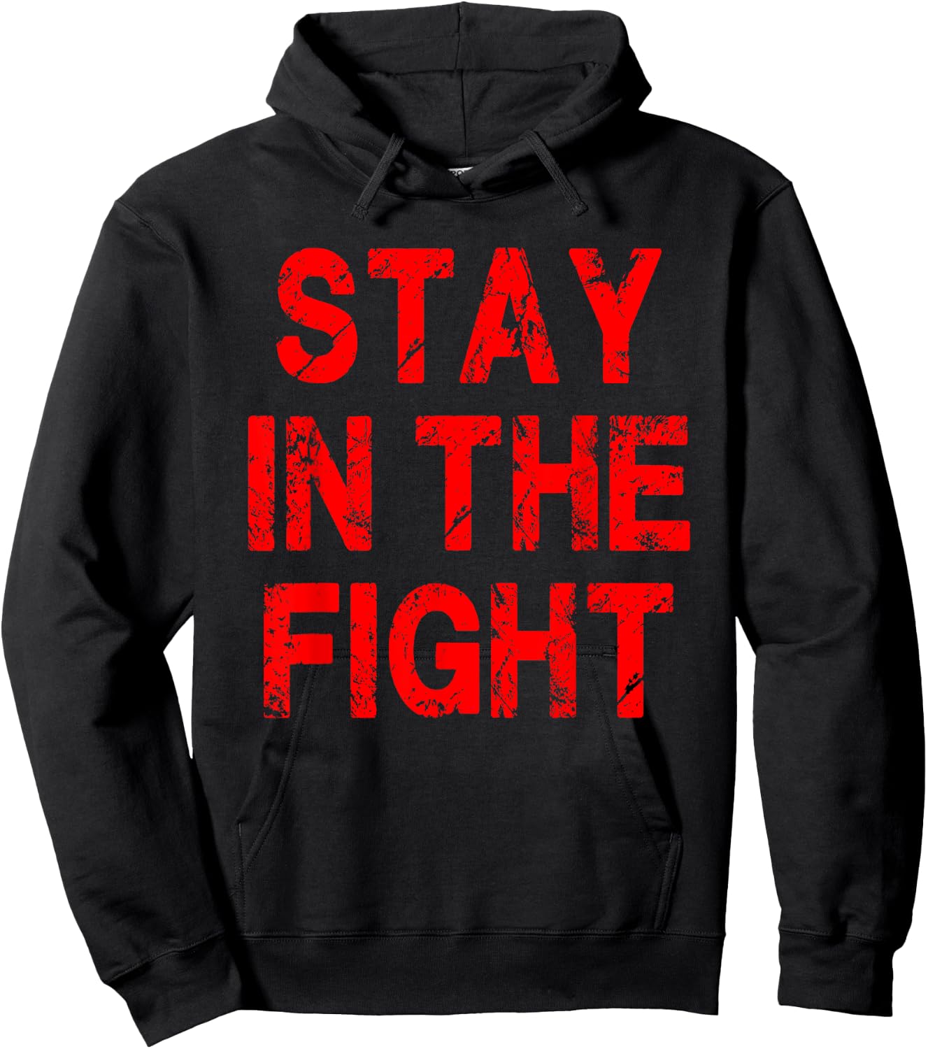 Washington D.C. Baseball Fan Support Stay In The Fight Hoodie - Hoodie | Black