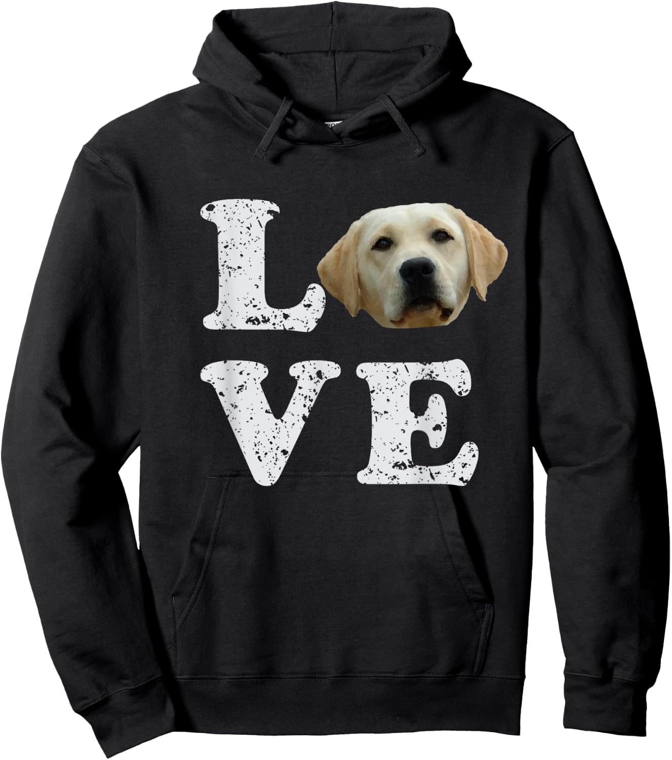 I Love My Yellow Lab | Labrador Retriever Dog Hoodie - Hoodie | Black