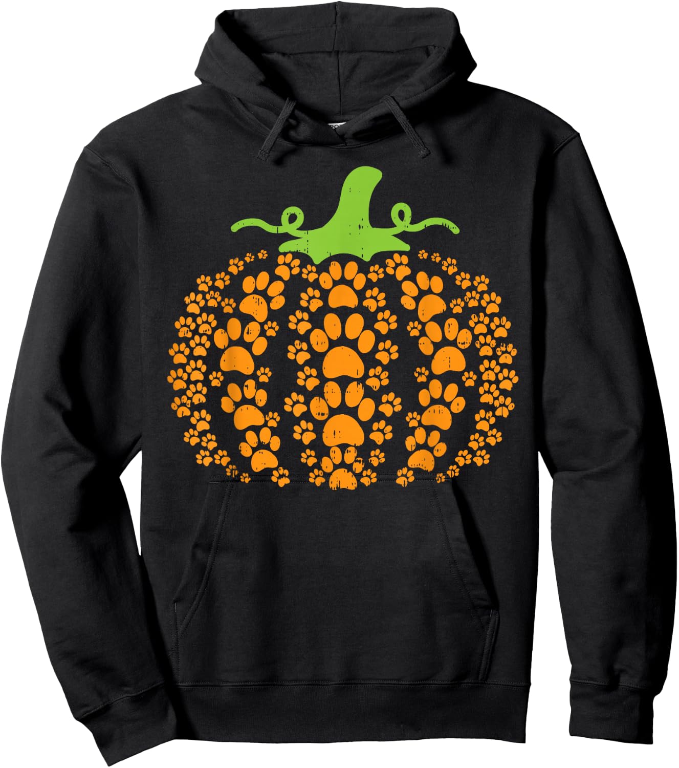 Paws Pumpkin Funny Halloween Costume Dog Cat Pet Owner Hoodie - Hoodie | Black