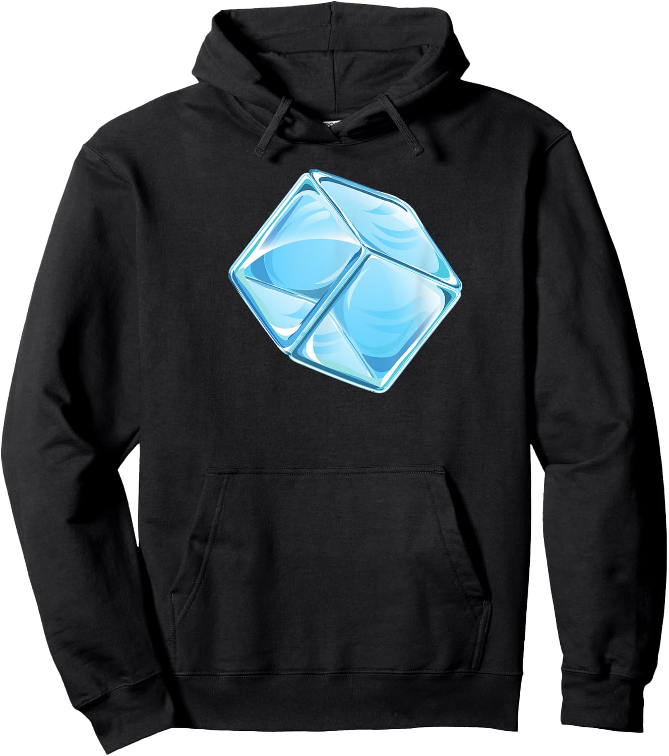 Cute Ice Cube Gift Ice Cubes Lovers Hoodie - Hoodie | Black