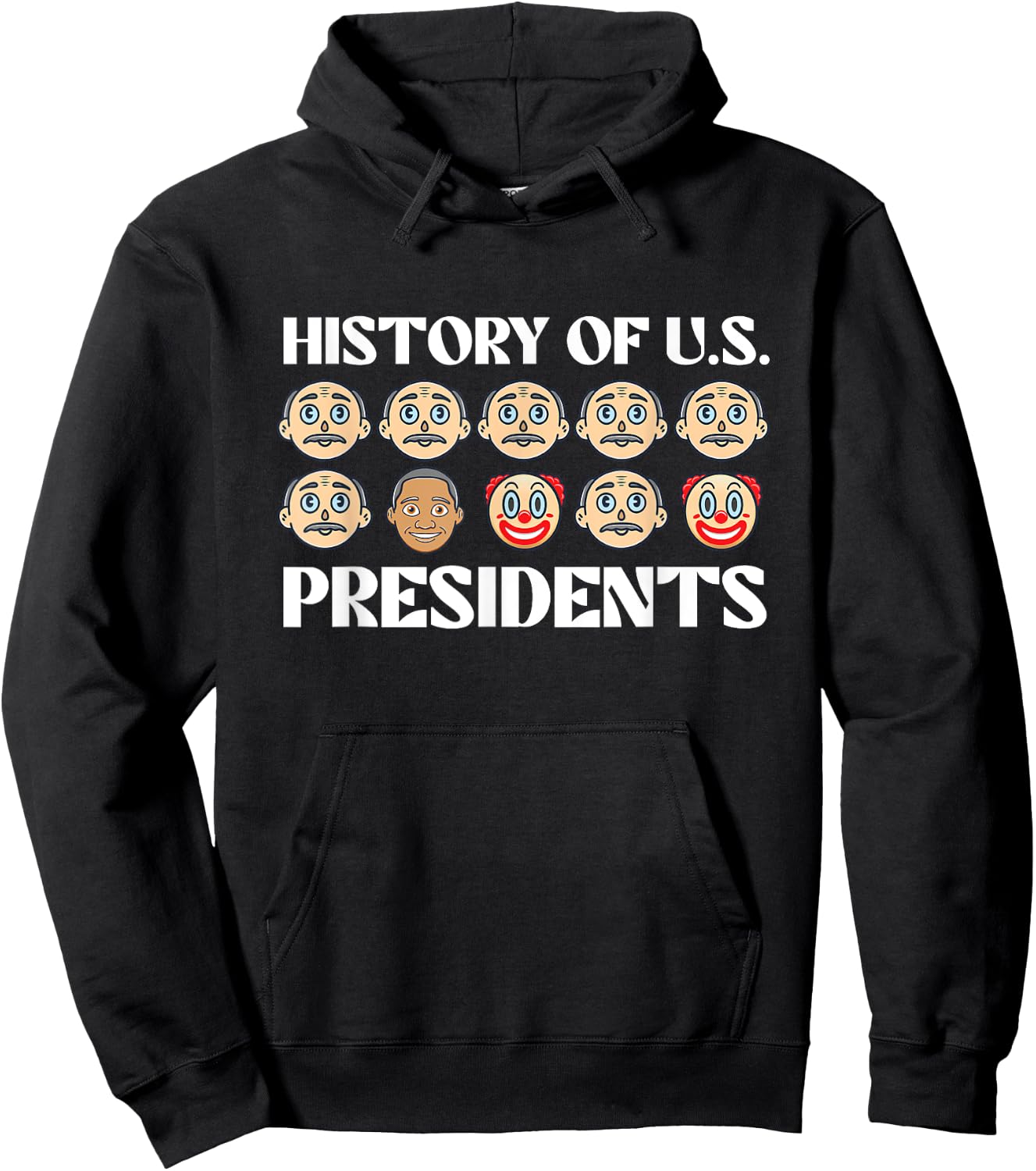 History Of U.S. Presidents - Sarcastic Presidents' Day Hoodie - Hoodie | Black