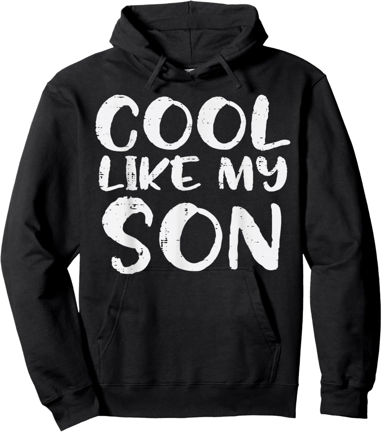 Fathers Day Cool Like My Son Cute Proud Dad Daddy Papa Men Hoodie - Hoodie | Black