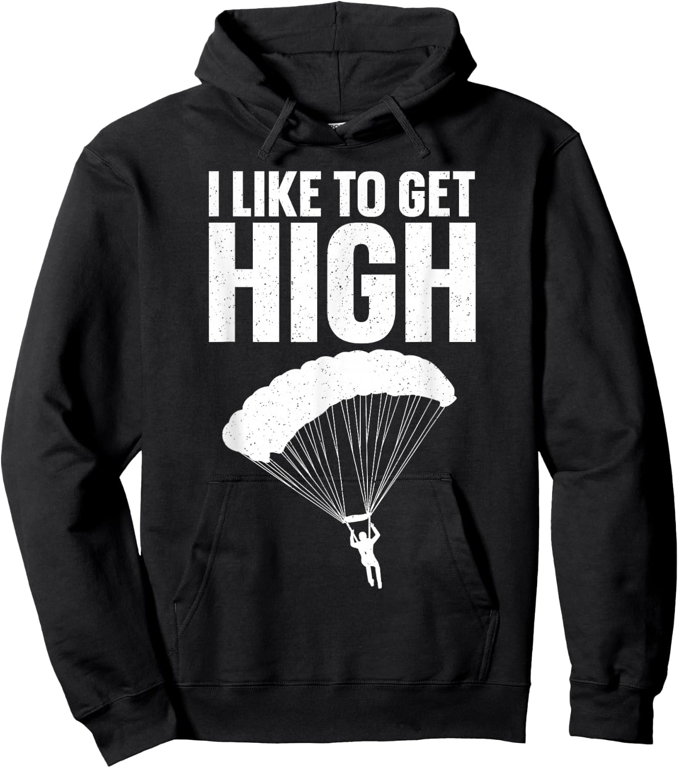 Funny Skydiving Art Women Sky Diving Lover Skydiver Hoodie - Hoodie | Black