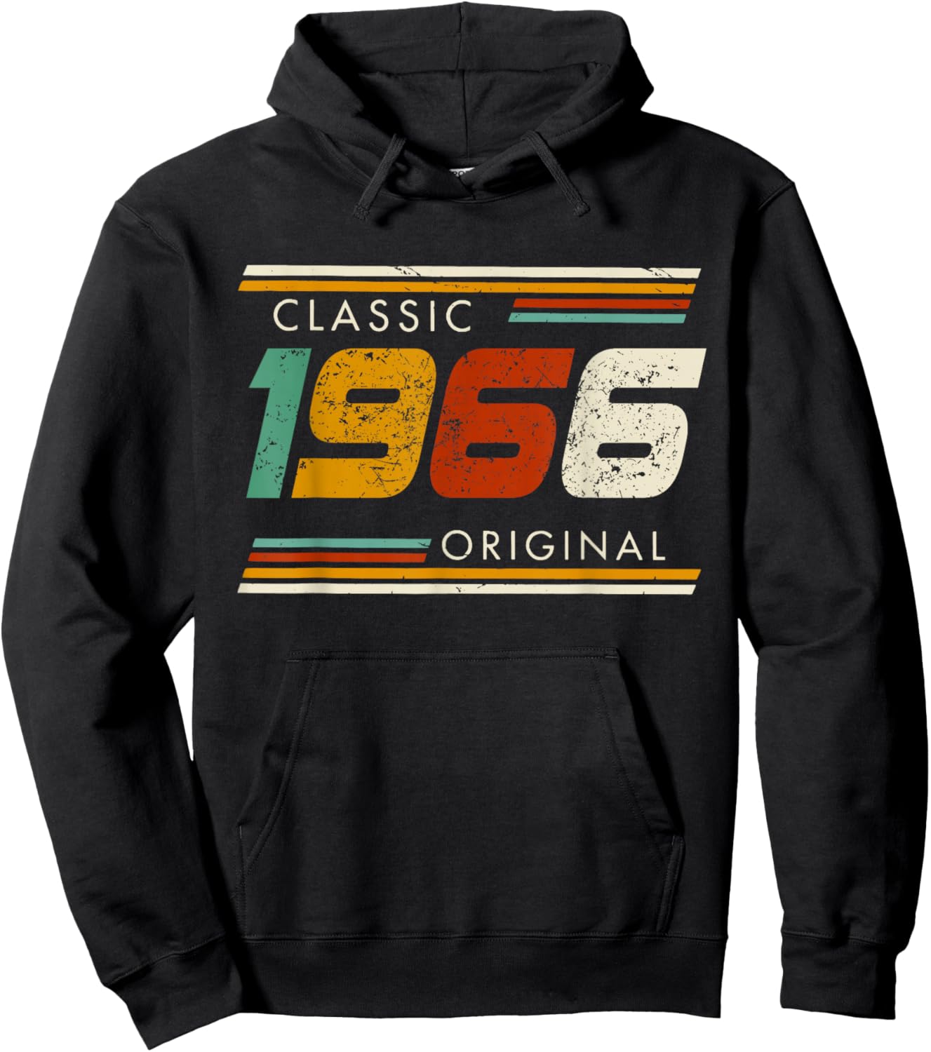 Classic 1966 Original Vintage Hoodie - Hoodie | Black