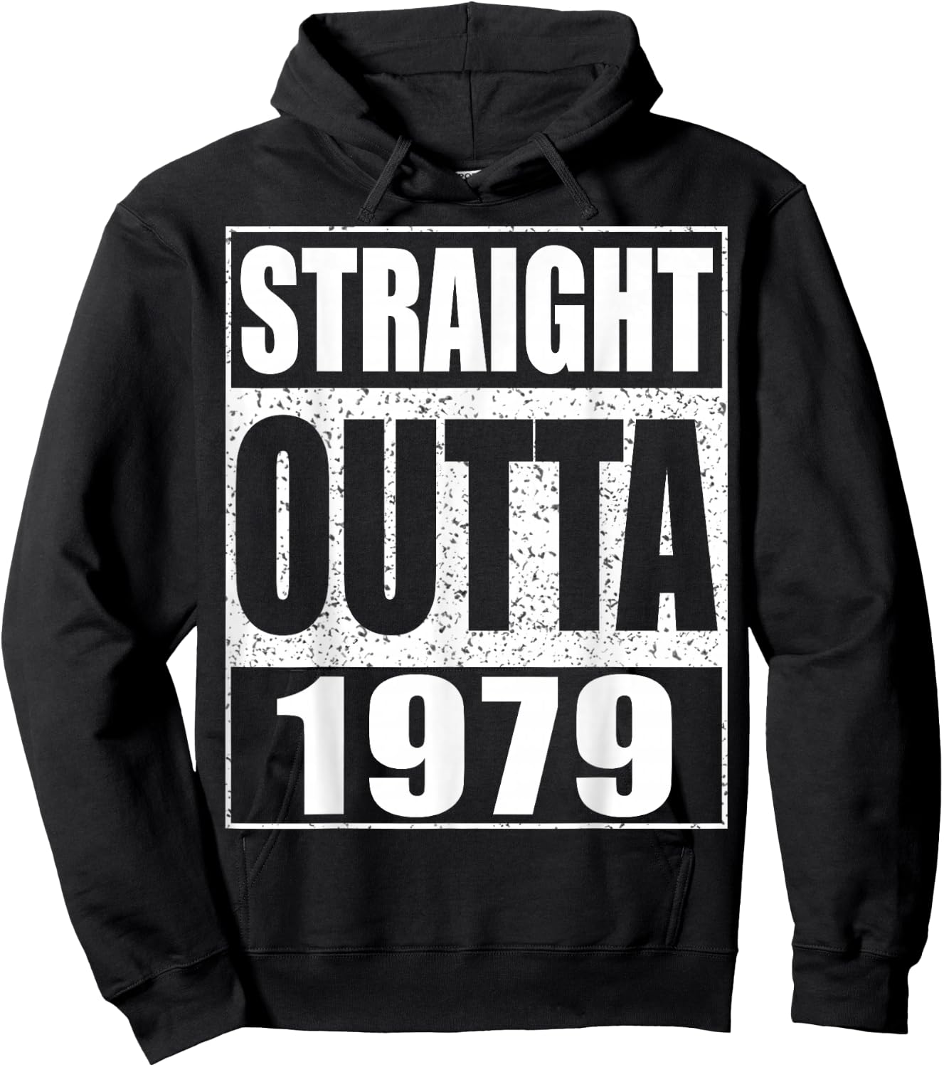 Straight Outta 1979 Shirt Men Women 46th Birthday Hoodie - Hoodie | Black