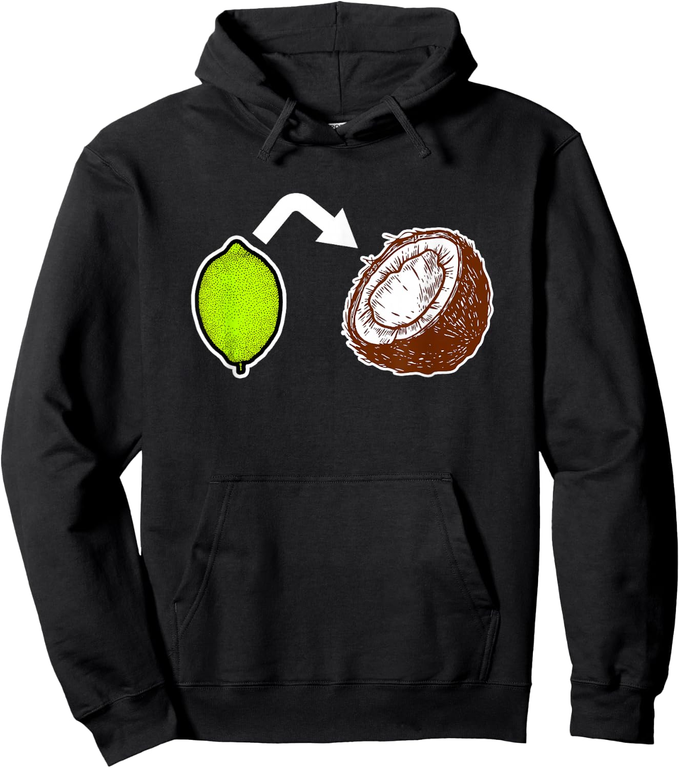 Put The Lime In The Coconut Beach Vacation Honeymoon Hoodie - Hoodie | Black