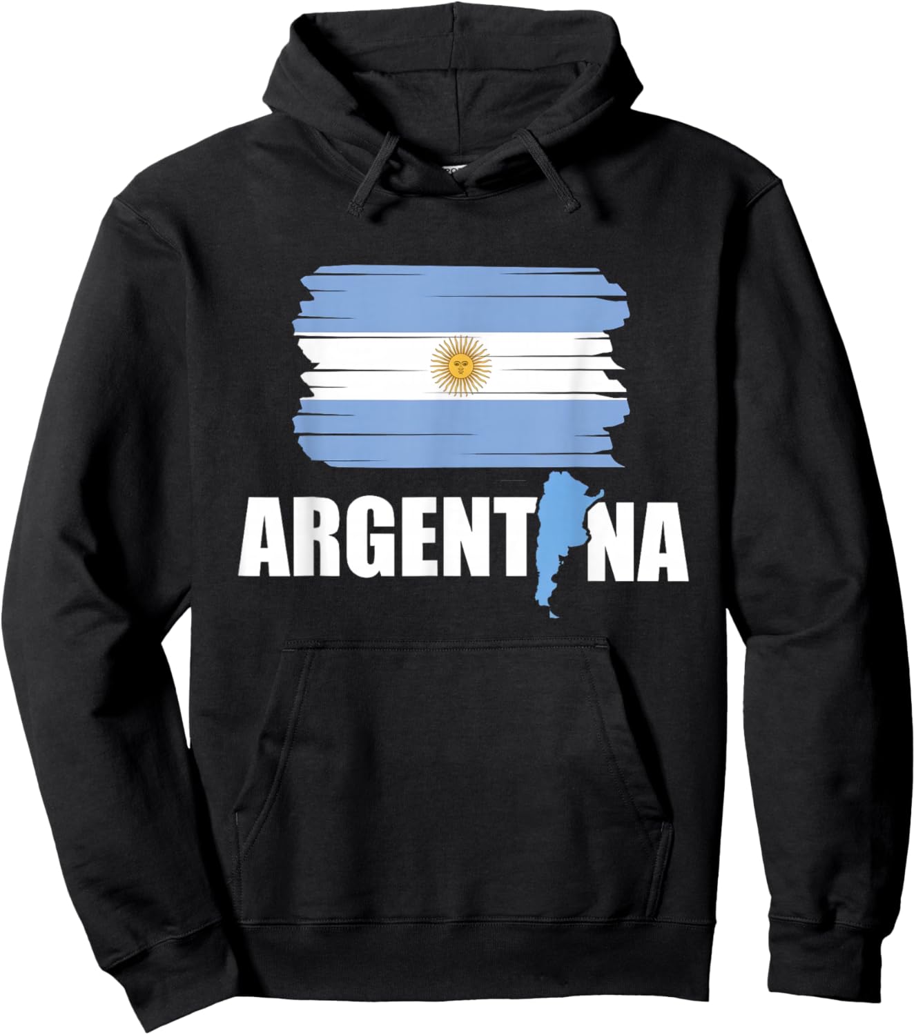 Argentina Flag, Argentina , Argentina Shirt Hoodie - Hoodie | Black