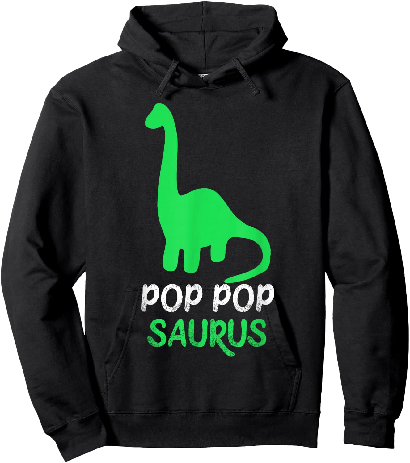 Pop-Pop-Saurus Grandpa Dino Dinosaur PopPop PopPopSaurus Hoodie - Hoodie | Black