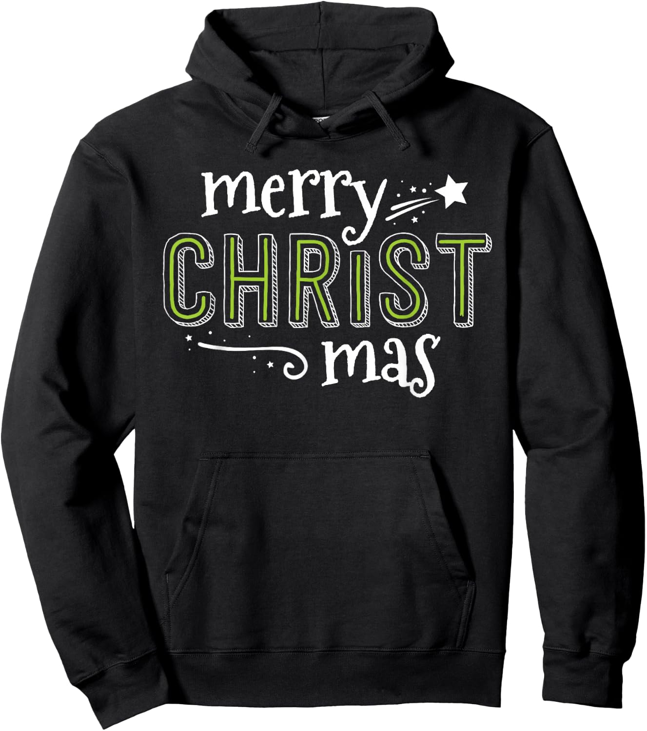 Merry Christ Mas Christian Jesus South Women's Christmas Hoodie - Hoodie | Black
