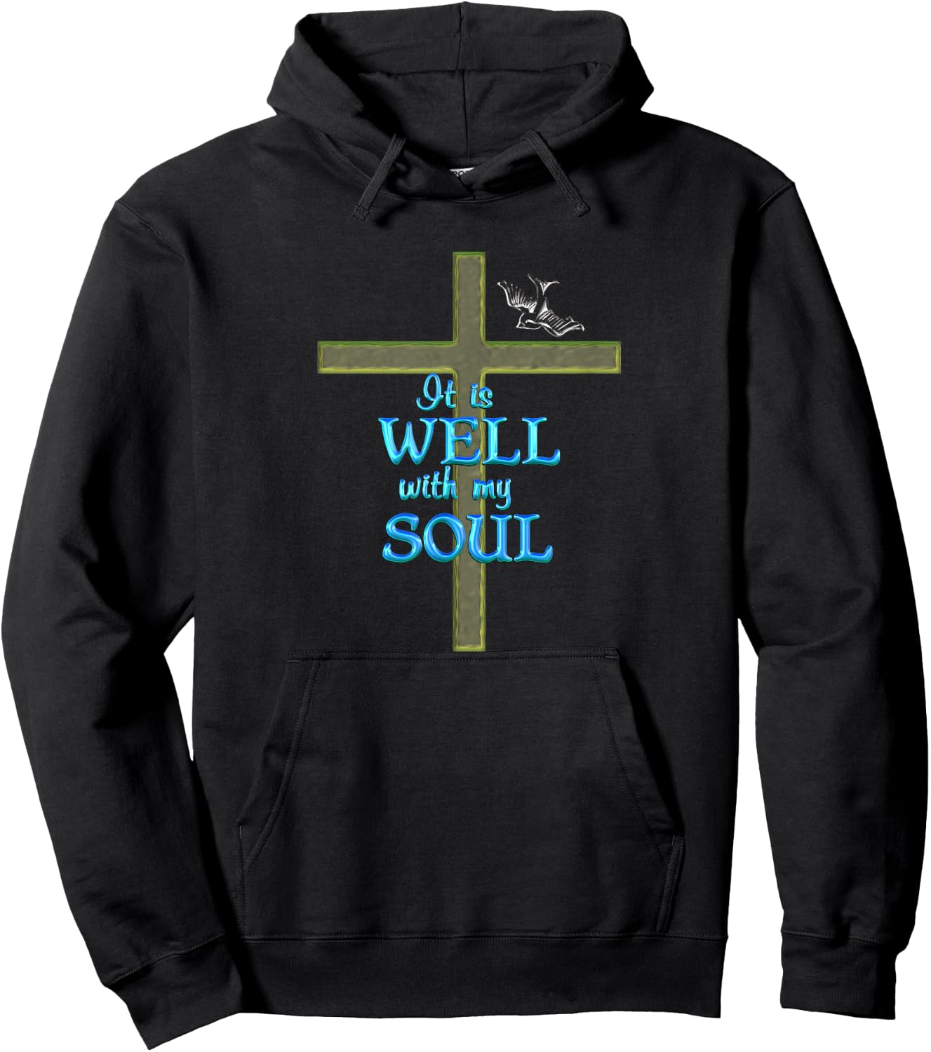 It Is Well With My Soul Hoodie - Hoodie | Black