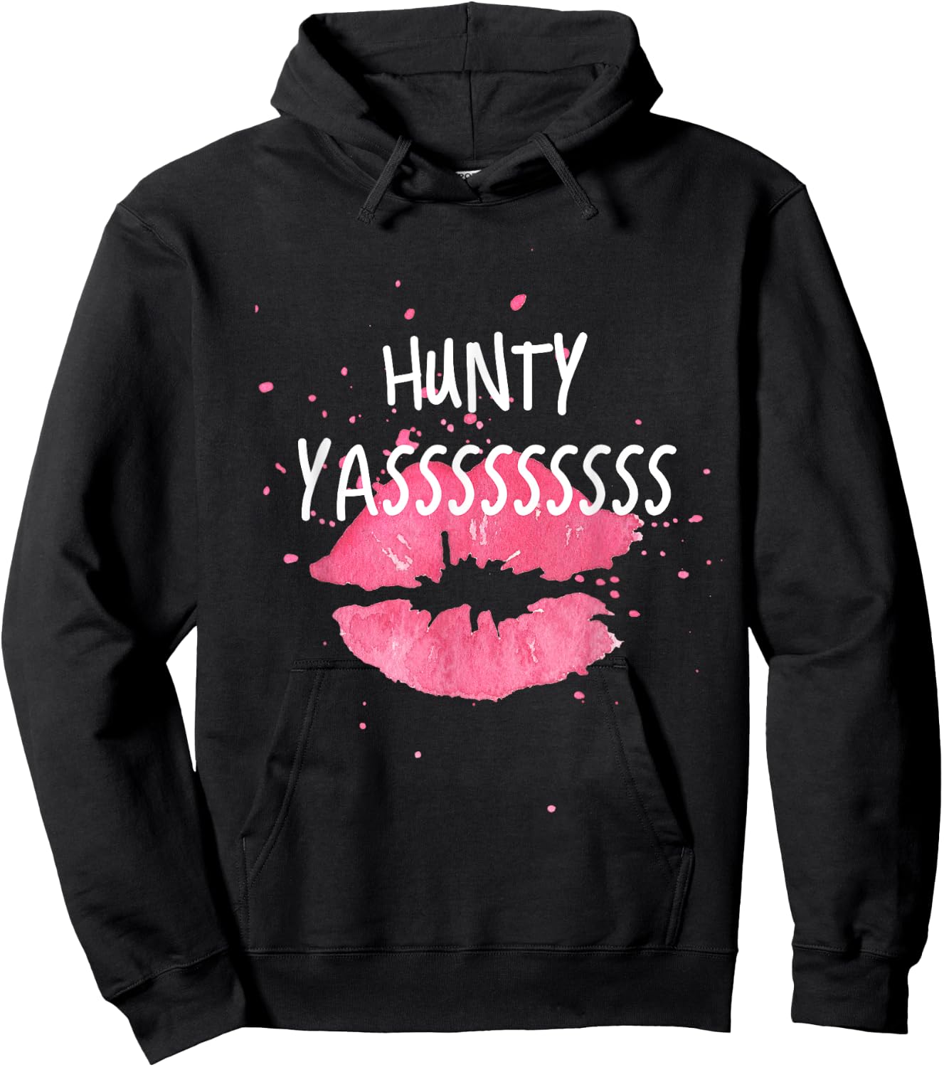 HUNTY drag queen funny humor Hoodie - Hoodie | Black