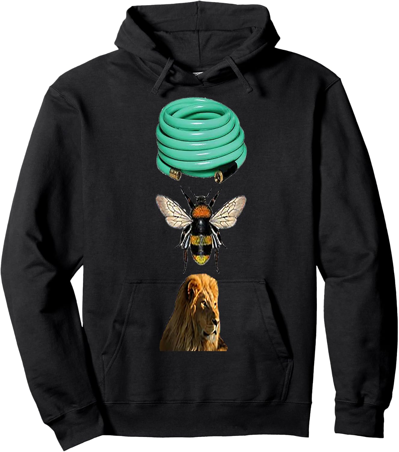 Hoes Bee Lion Shirt Hoodie - Hoodie | Black