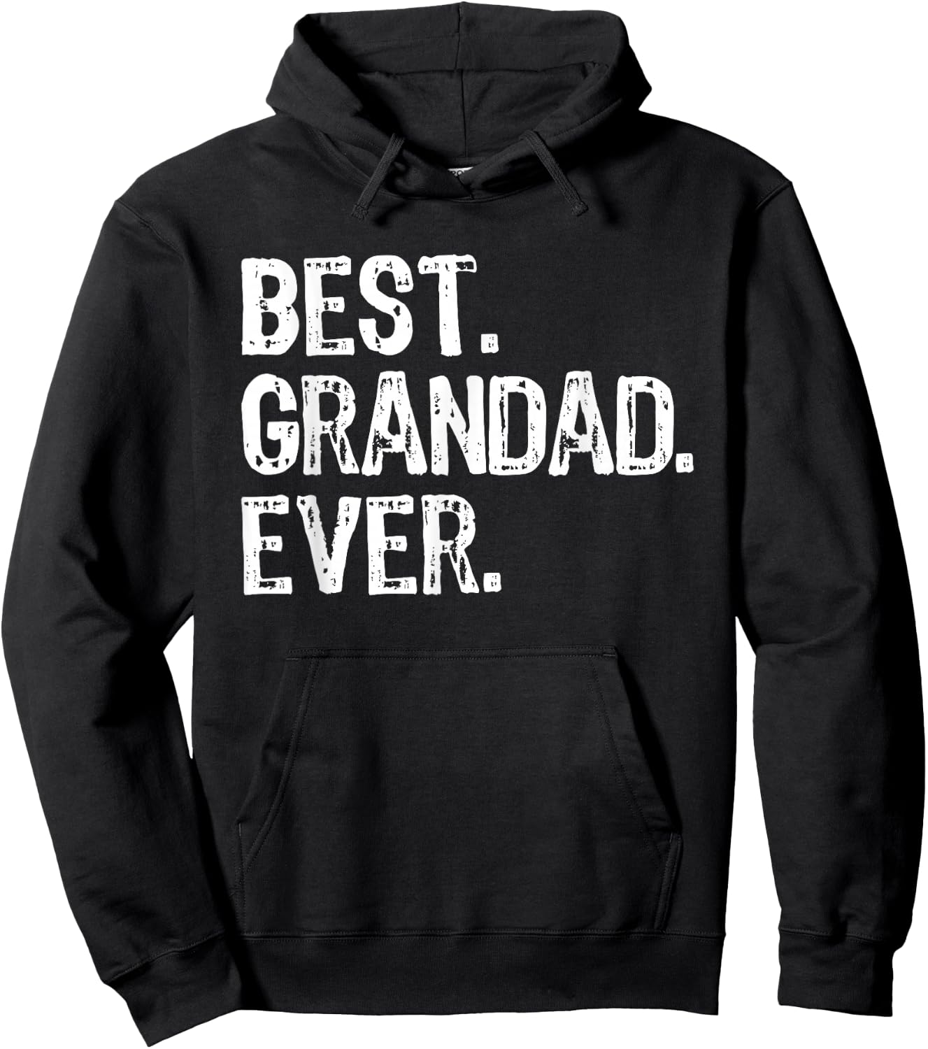 Best Grandad Ever Funny Cool Grandpa Hoodie - Hoodie | Black