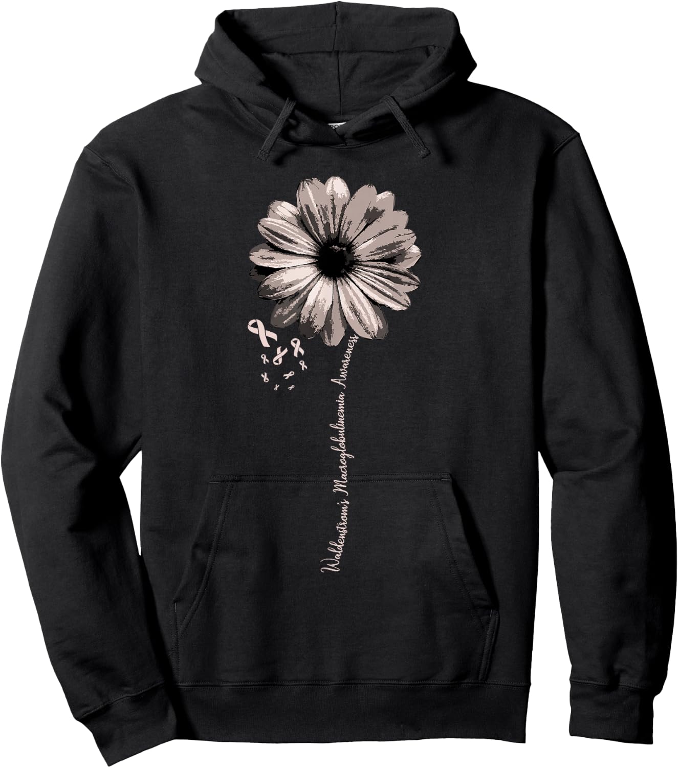 Waldenstrom's Macroglobulinemia Awareness Shirt Warrior Gift Hoodie - Hoodie | Black