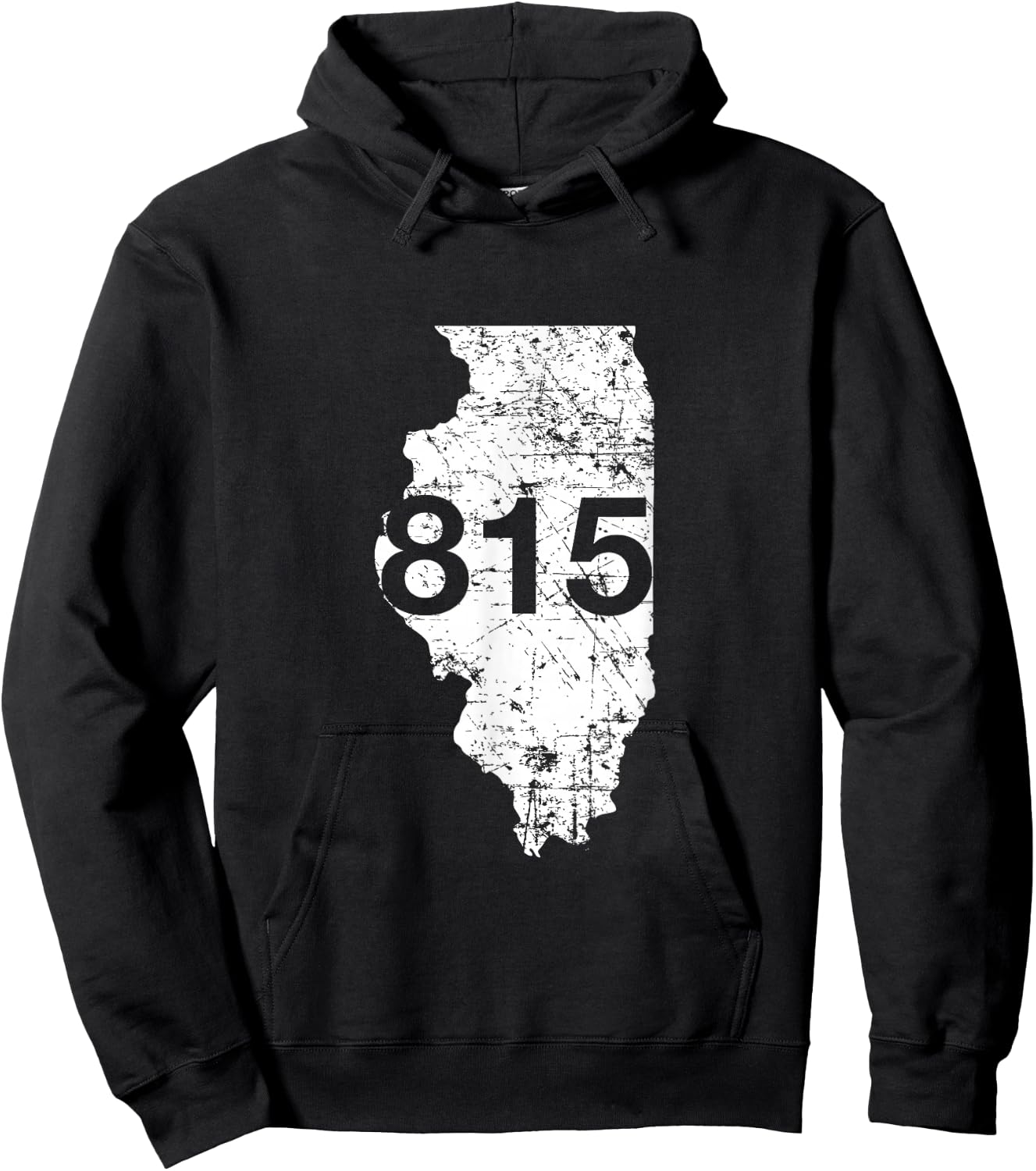 Rockford Joliet Area Code 815 Shirt, Illinois Souvenir Gift Hoodie - Hoodie | Black
