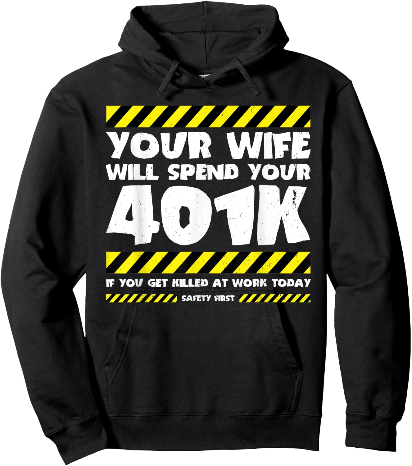 Funny Work Meme - Workplace Safety - Funny Factory Worker Hoodie - Hoodie | Black