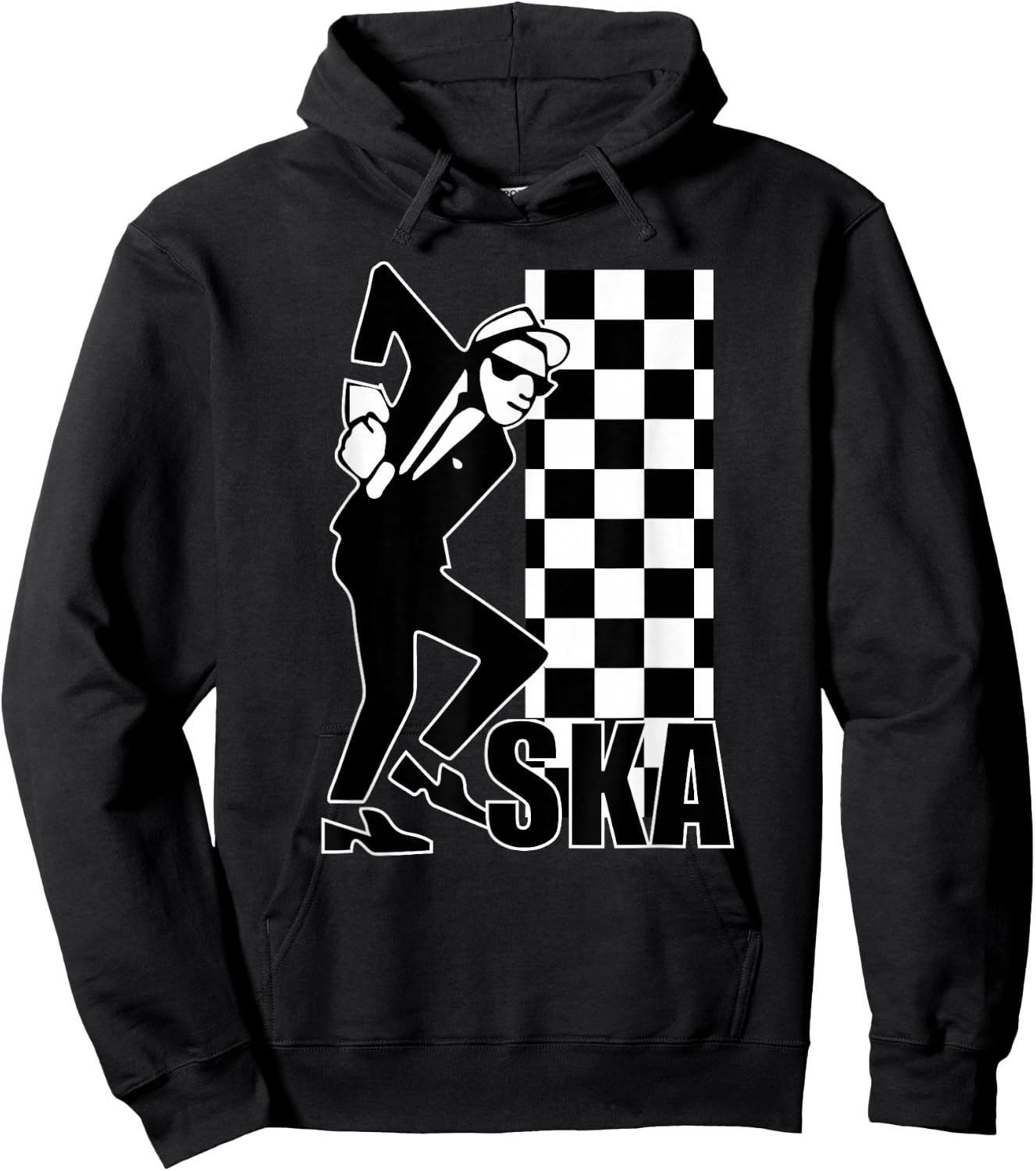 Ska Music T-Ska Music is Life Ska Reggae Hoodie - Hoodie | Black
