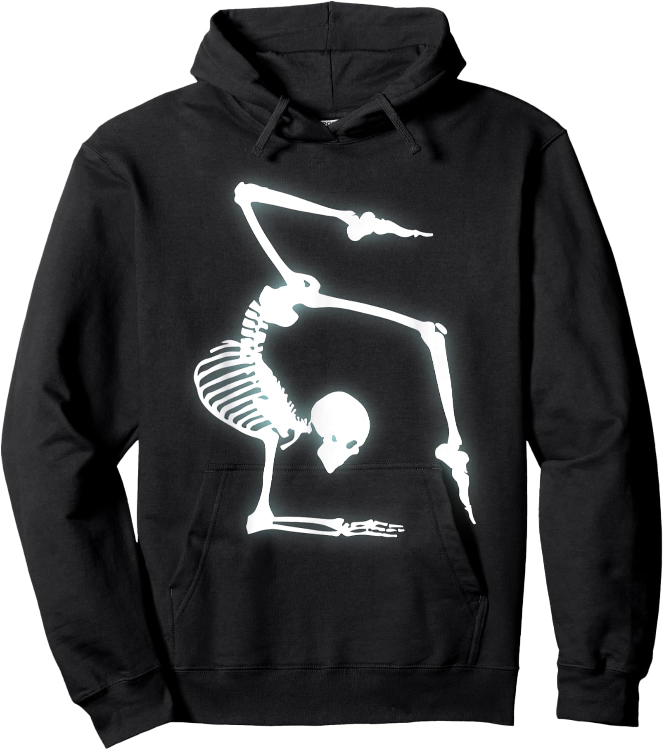 Gymnastics Shirts Funny Skeleton Costume For Halloween Hoodie - Hoodie | Black