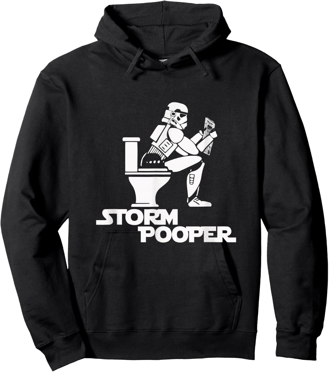 Storm Poopers Funny Parody Men's - GameTeez Hoodie - Hoodie | Black