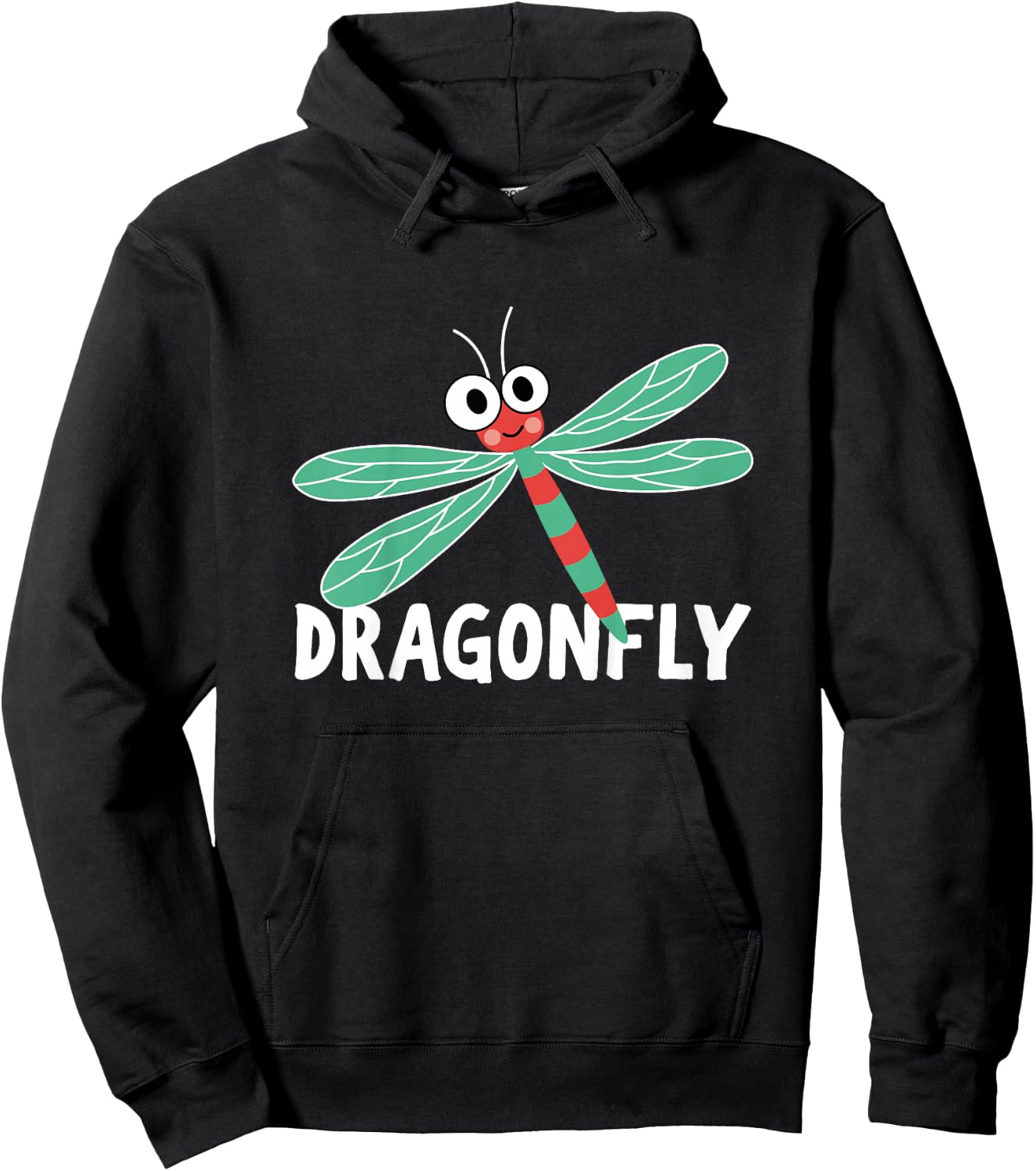 Dragonfly Shirt For Boys Or Girls | Cute Dragonfly Bug Gift Hoodie - Hoodie | Black